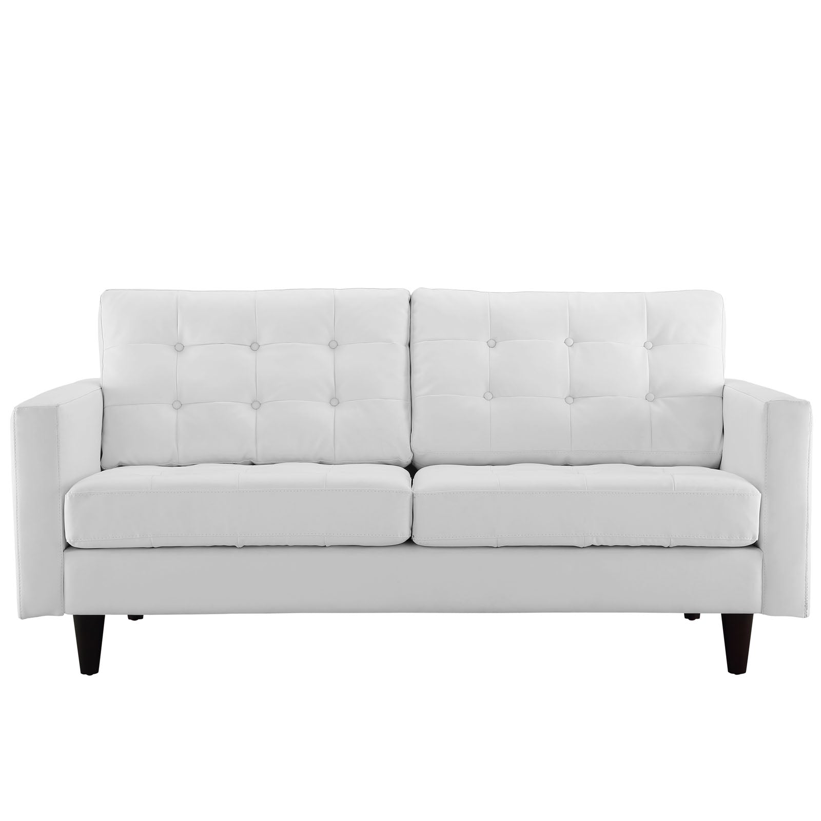 Empress Bonded Leather Loveseat