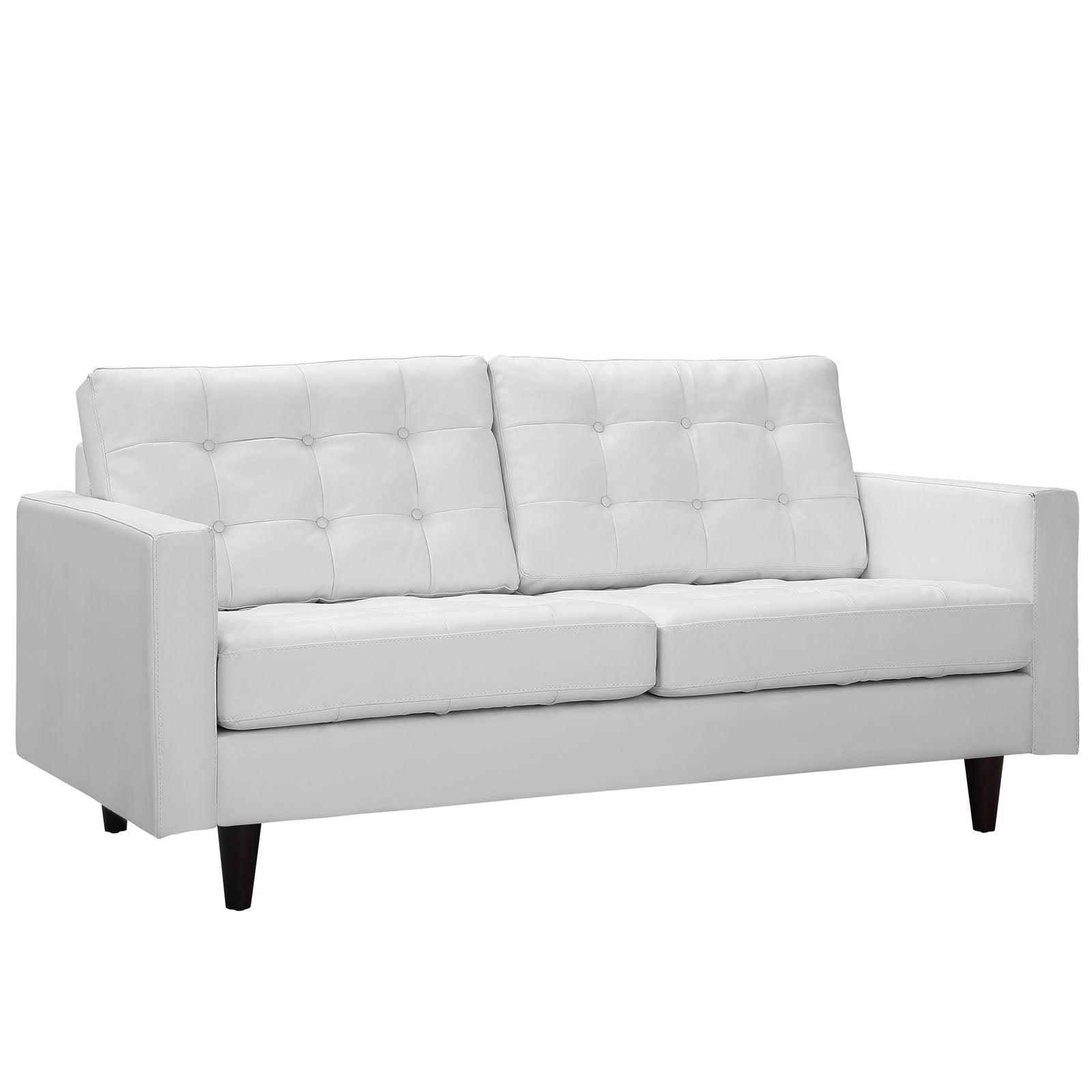 Empress Bonded Leather Loveseat