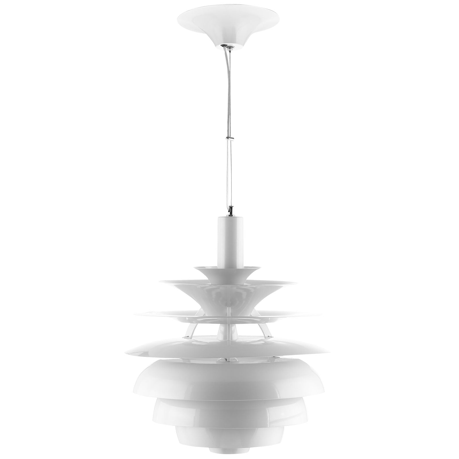 Rebound 17" Stainless Steel Chandelier