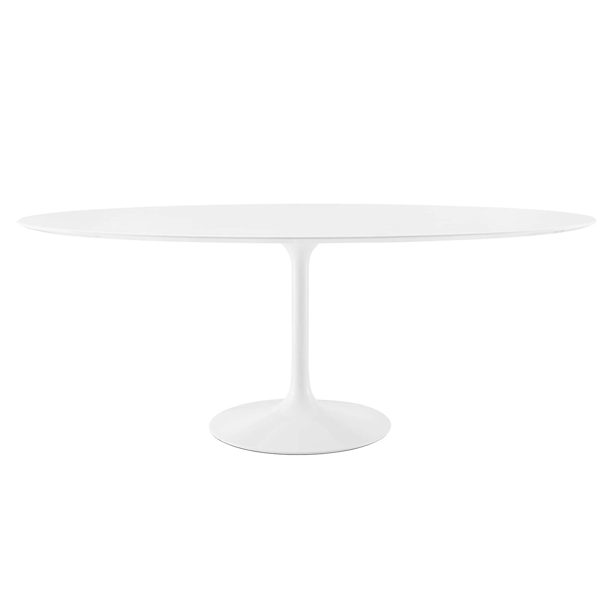 Lippa 78" Oval Wood Top Dining Table