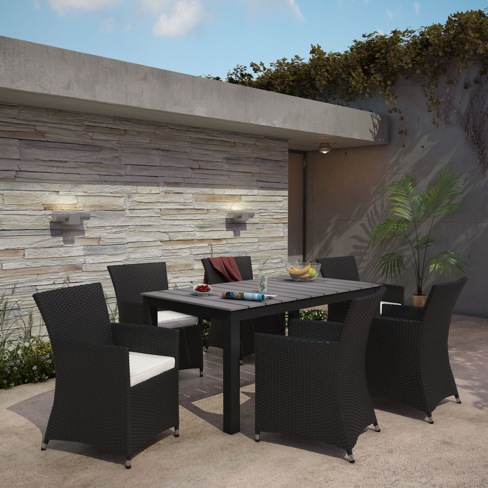 Junction 7 Piece Outdoor Patio Dining Set