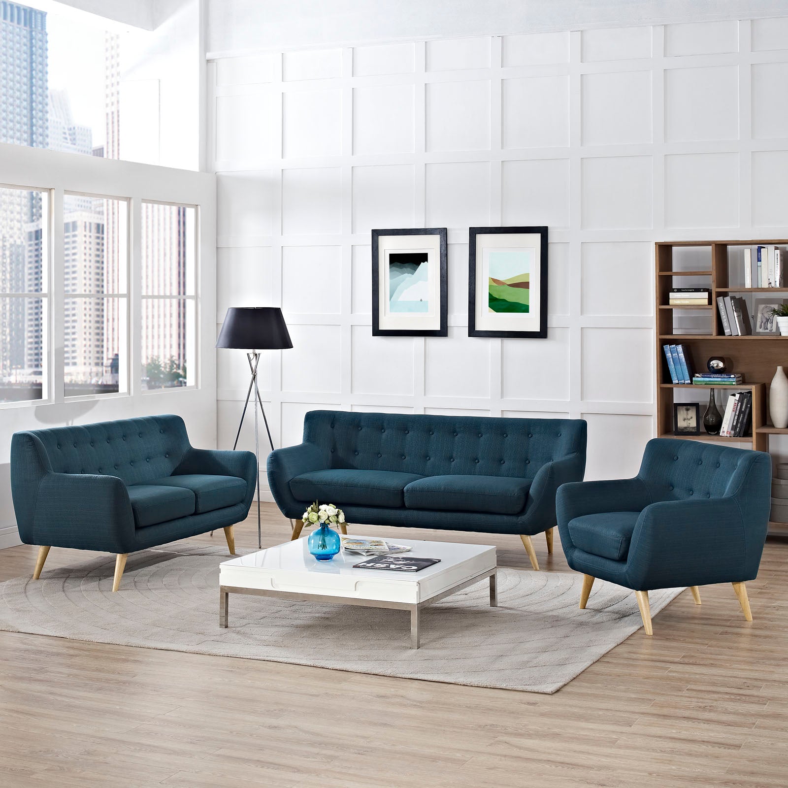 Remark 3 Piece Living Room Set