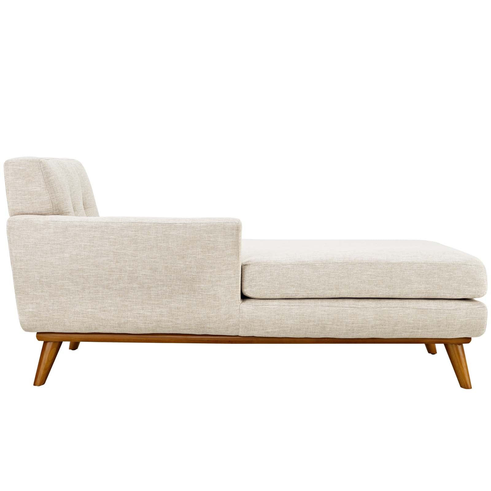 Engage Left-Facing Upholstered Fabric Chaise