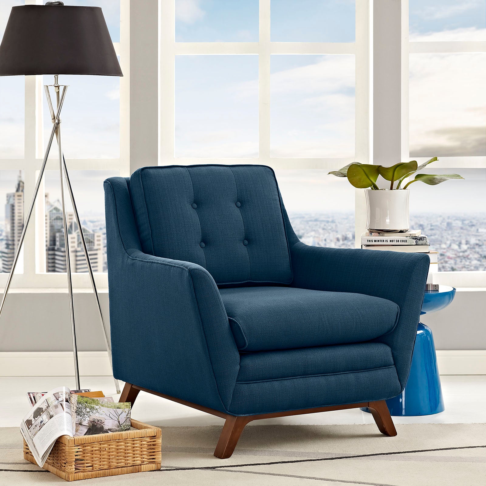 Beguile Upholstered Fabric Armchair