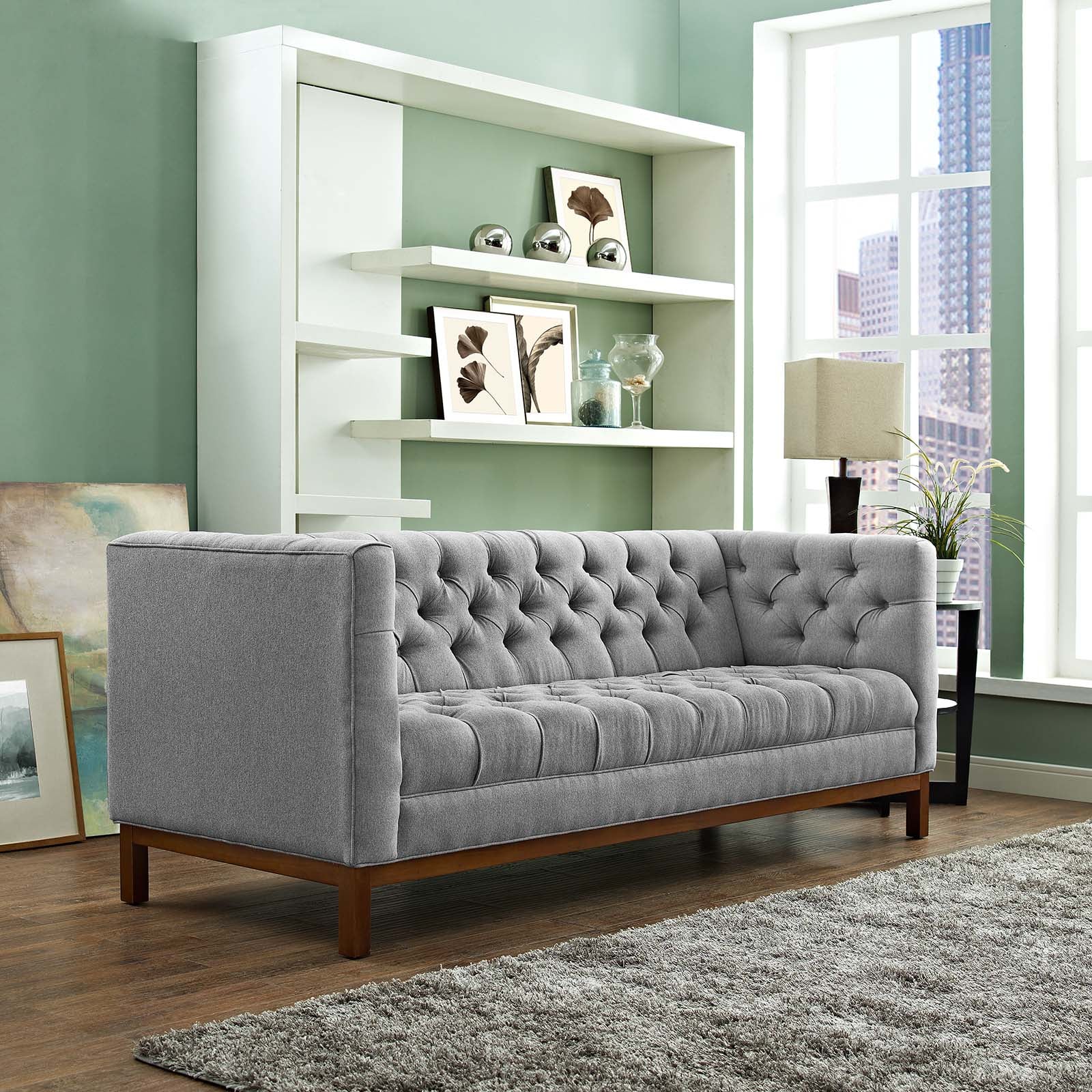 Panache Upholstered Fabric Sofa