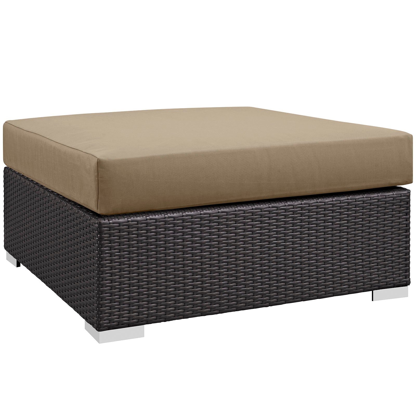 Convene Outdoor Patio Large Square Ottoman