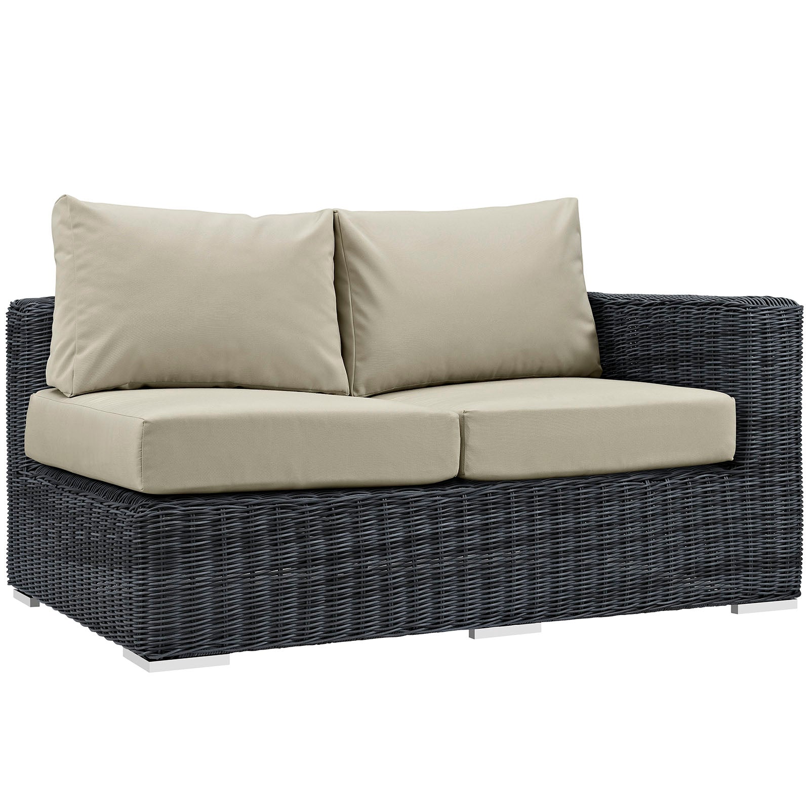 Summon Outdoor Patio Sunbrella® Right Arm Loveseat