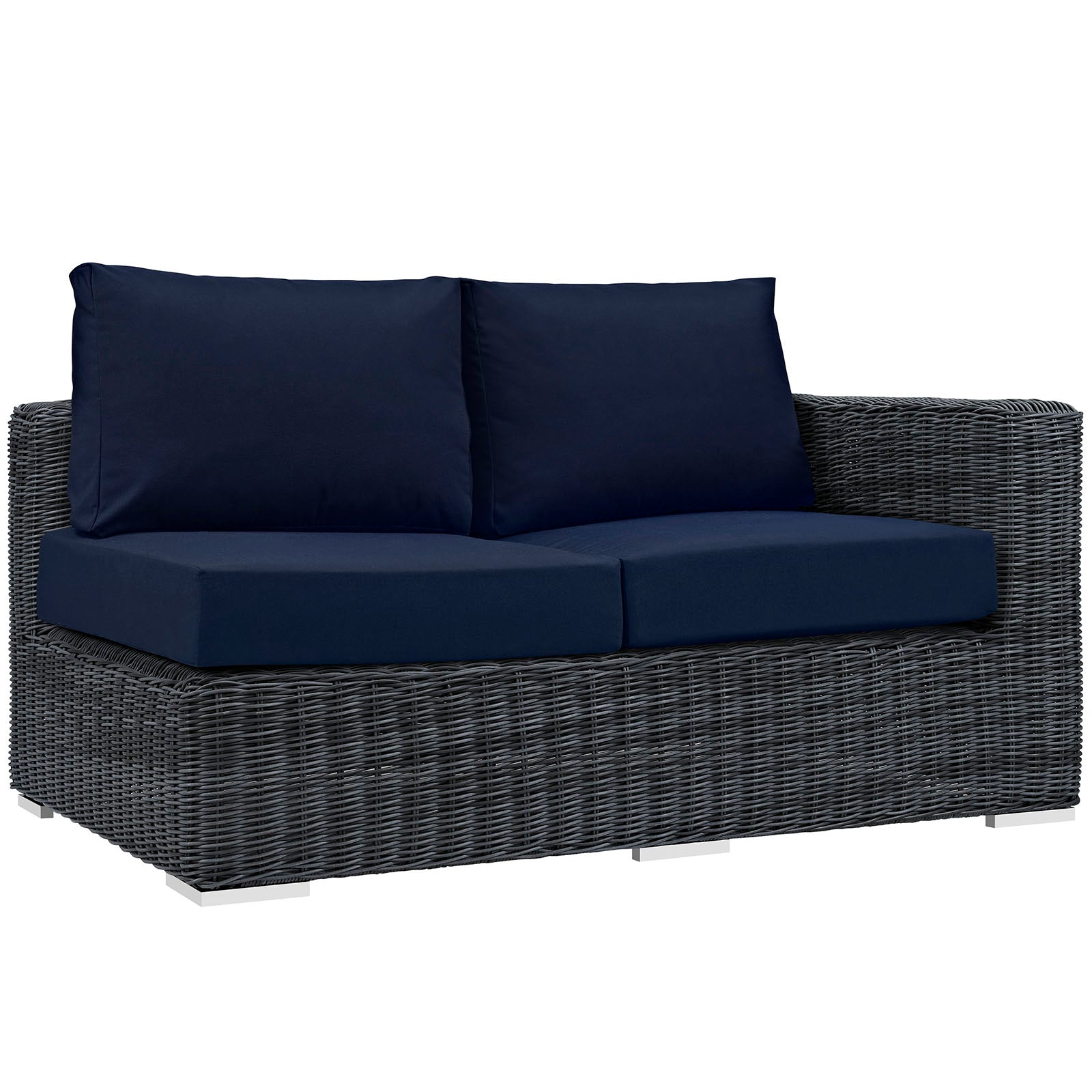 Summon Outdoor Patio Sunbrella® Right Arm Loveseat