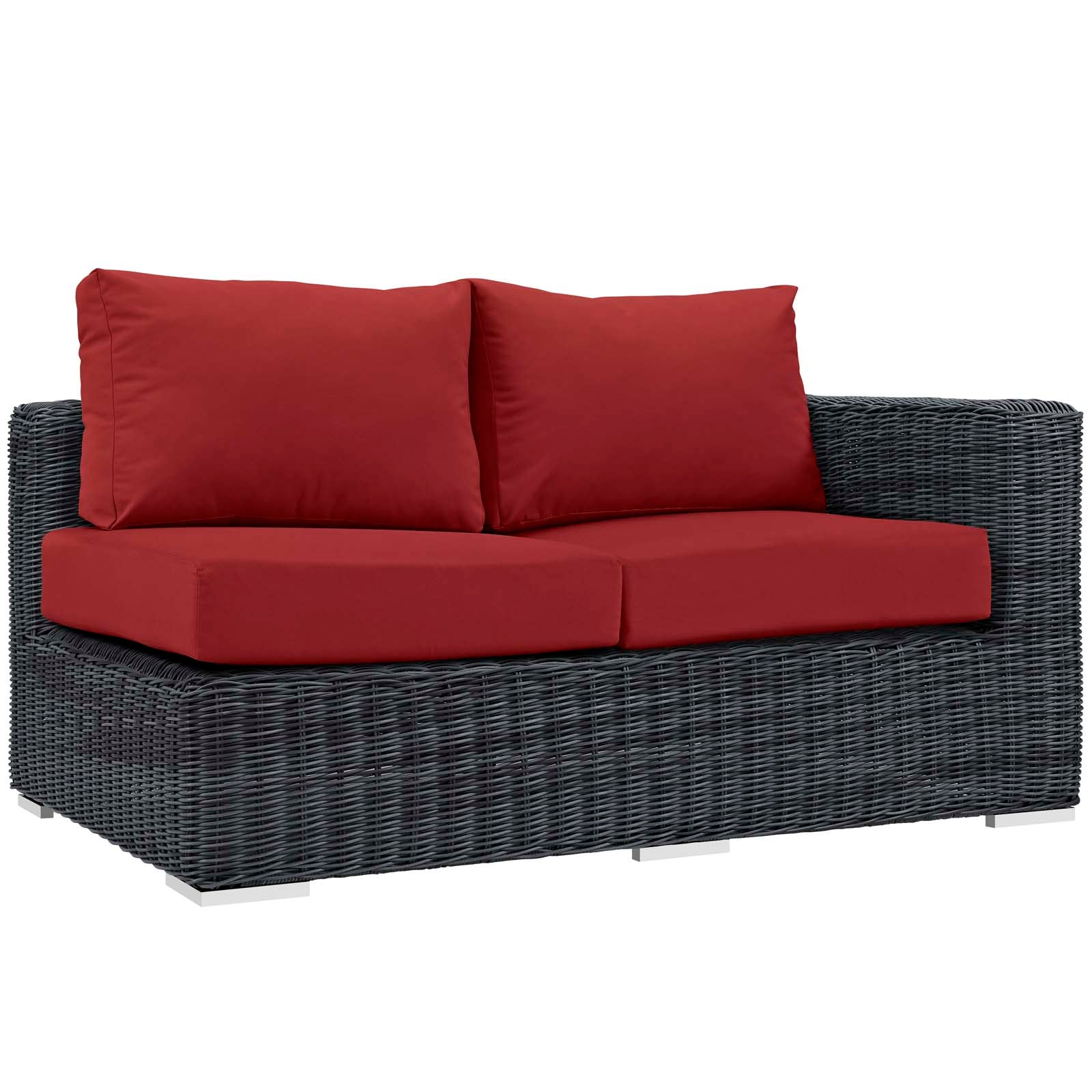 Summon Outdoor Patio Sunbrella® Right Arm Loveseat