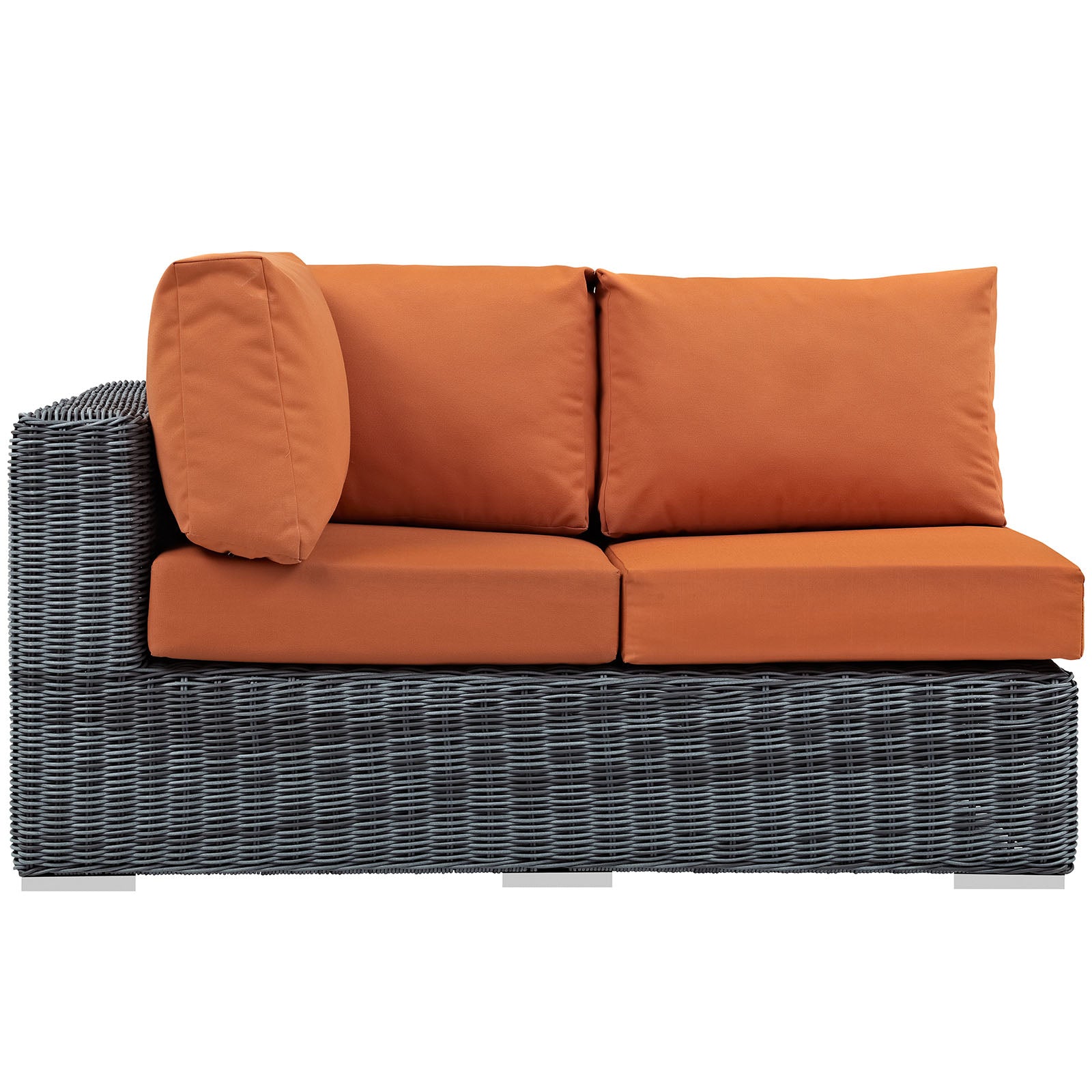 Summon Outdoor Patio Sunbrella® Left Arm Loveseat