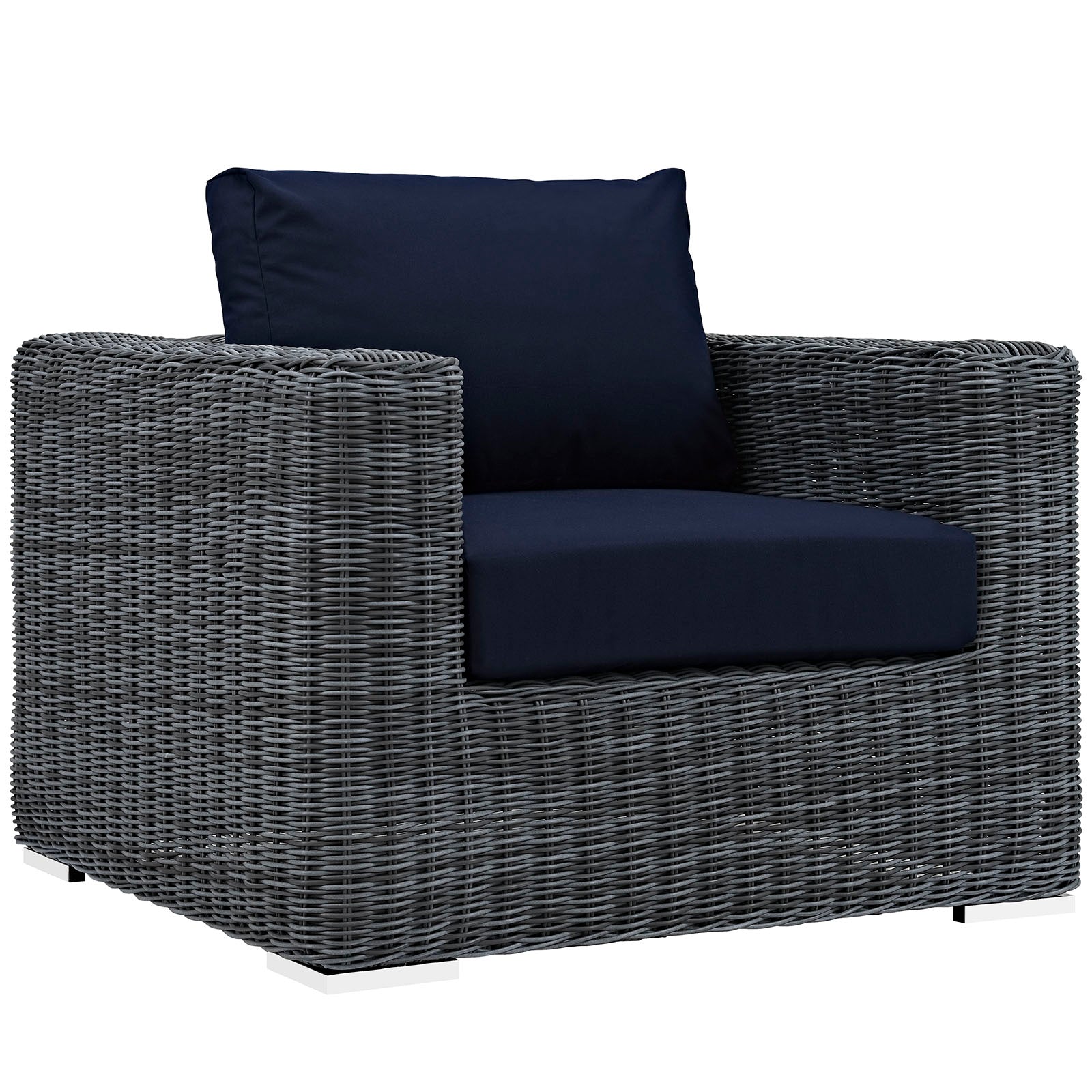 Summon 3 Piece Outdoor Patio Sunbrella® Sectional Set