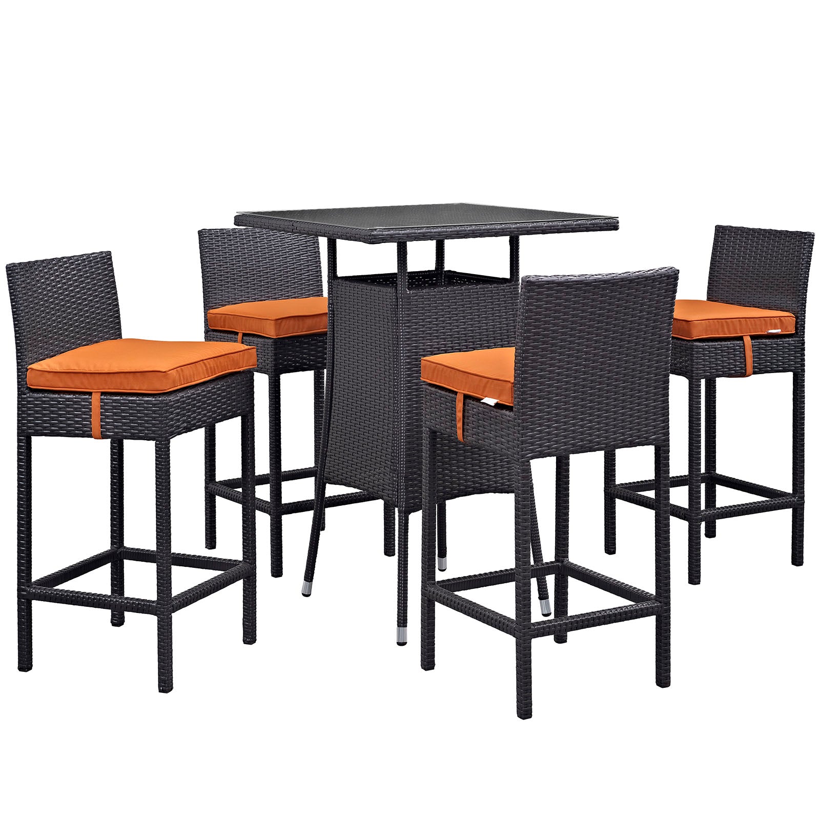 Convene 5 Piece Outdoor Patio Pub Set