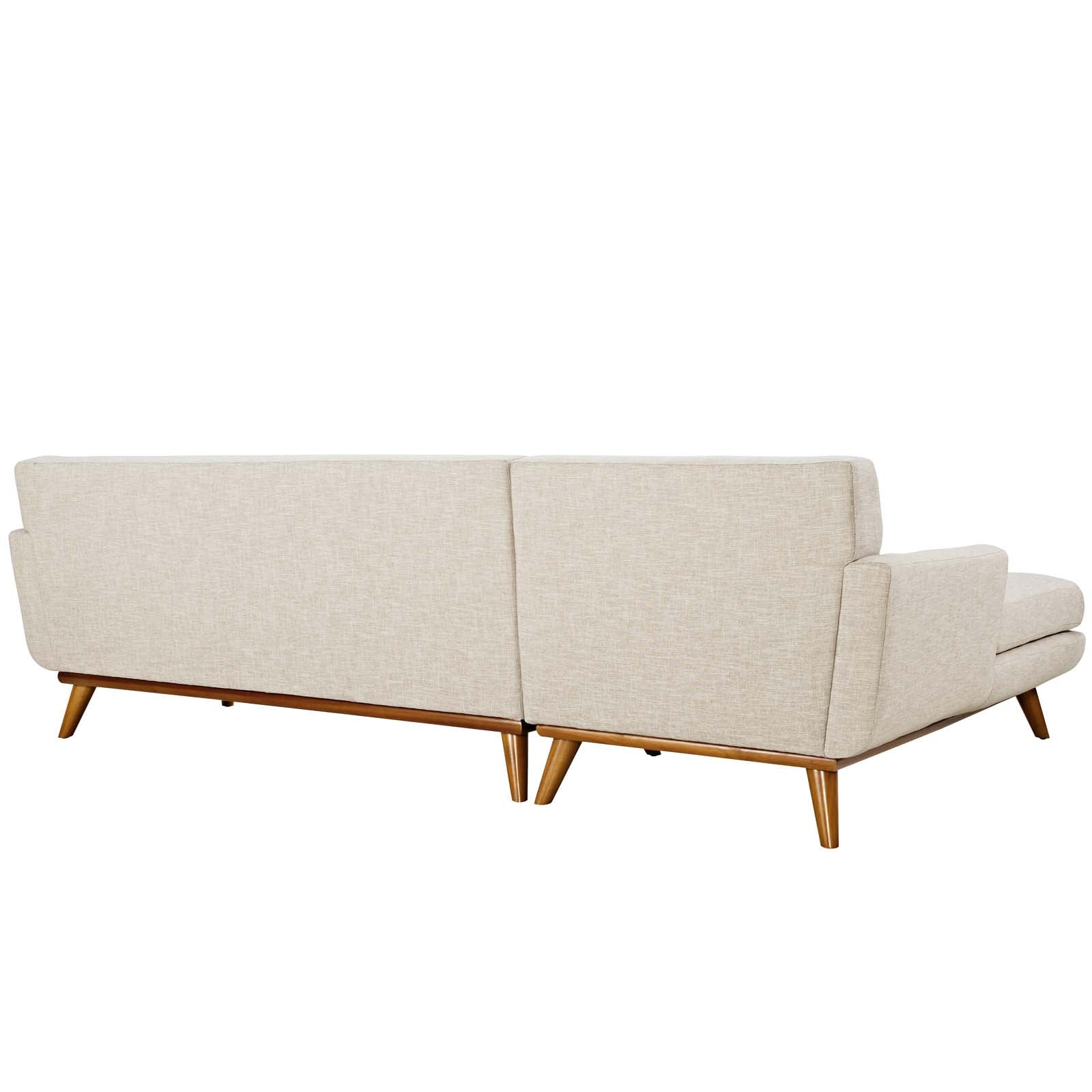 Engage Left-Facing Upholstered Fabric Sectional Sofa