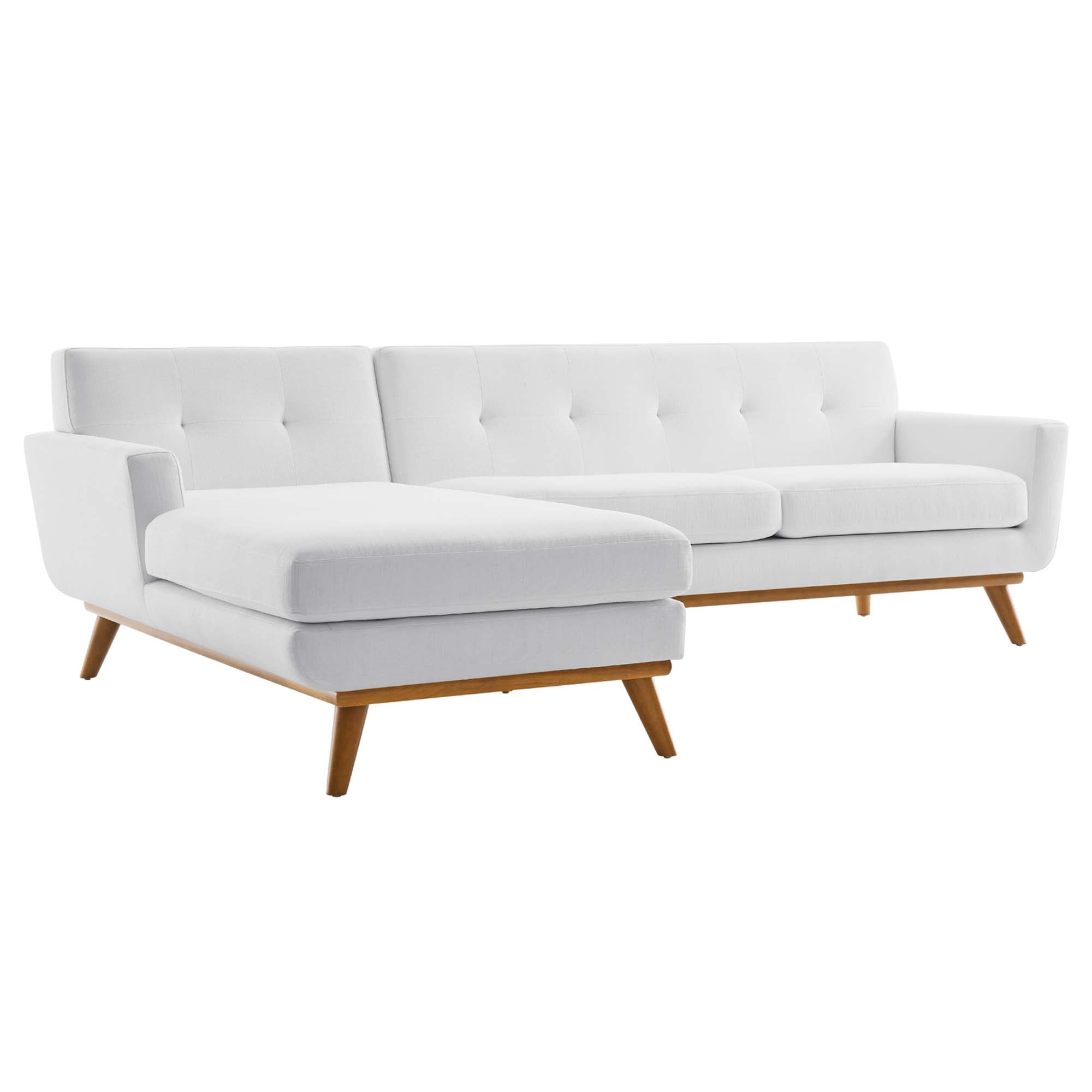 Engage Left-Facing Upholstered Fabric Sectional Sofa