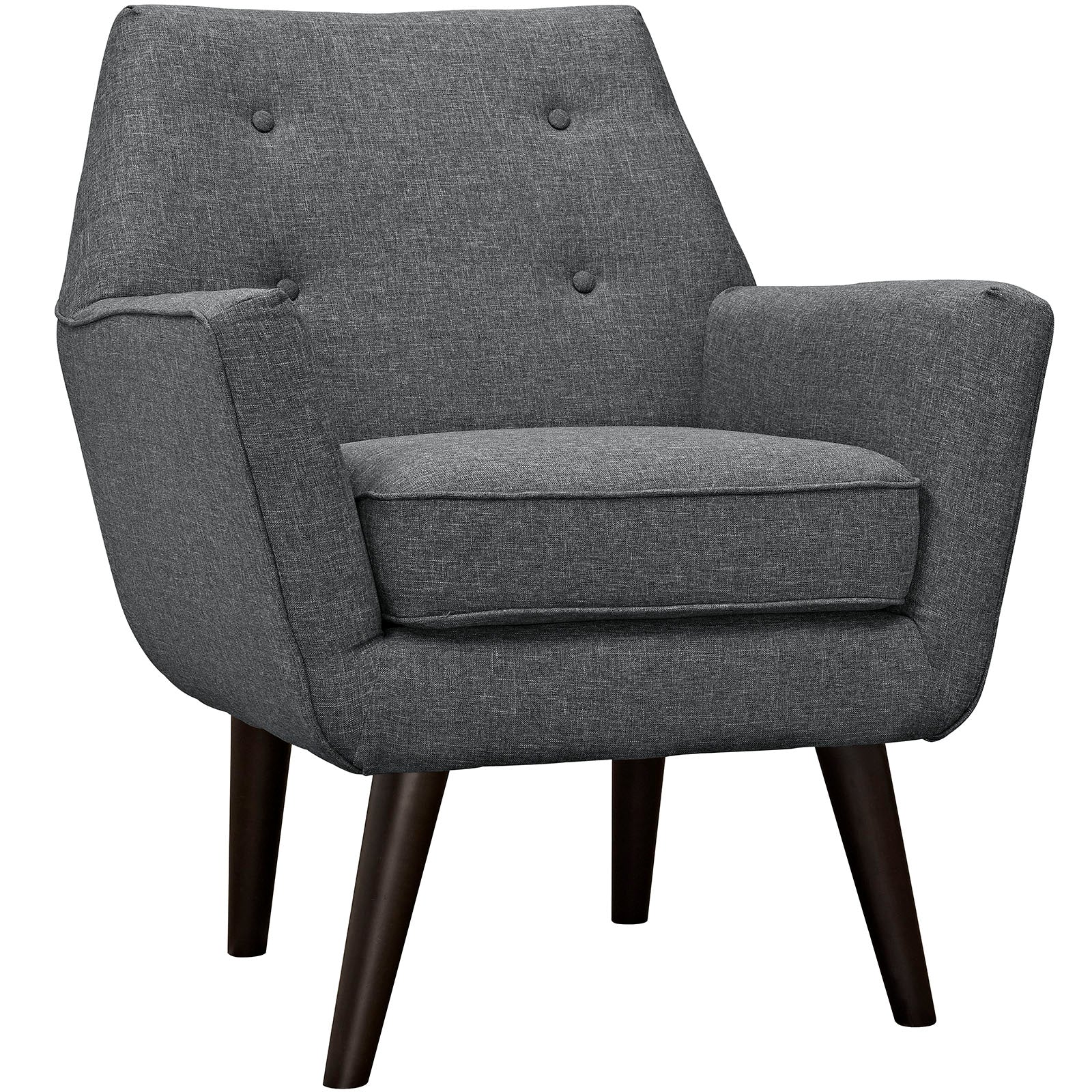 Posit Upholstered Fabric Armchair