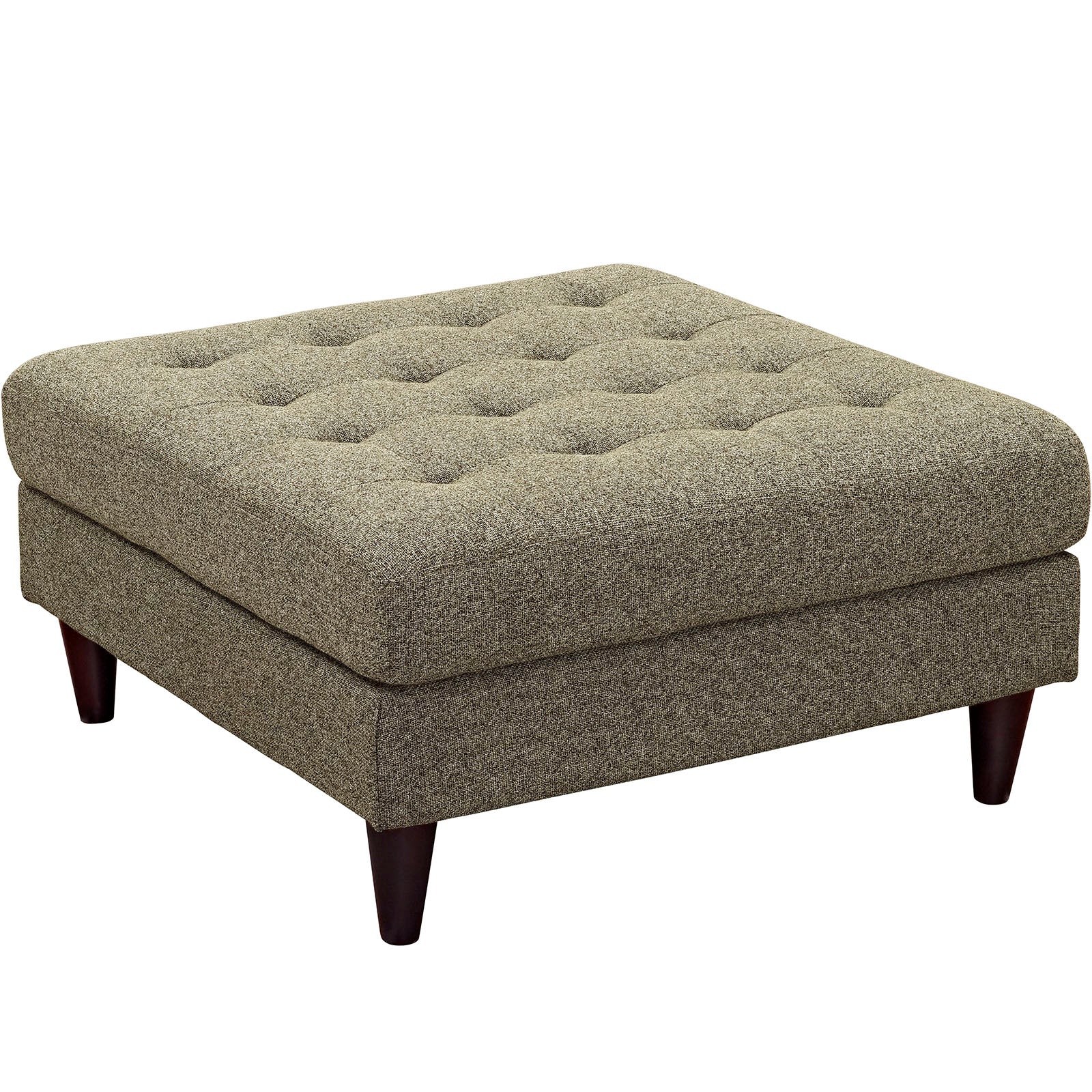 Empress Upholstered Fabric Large Ottoman