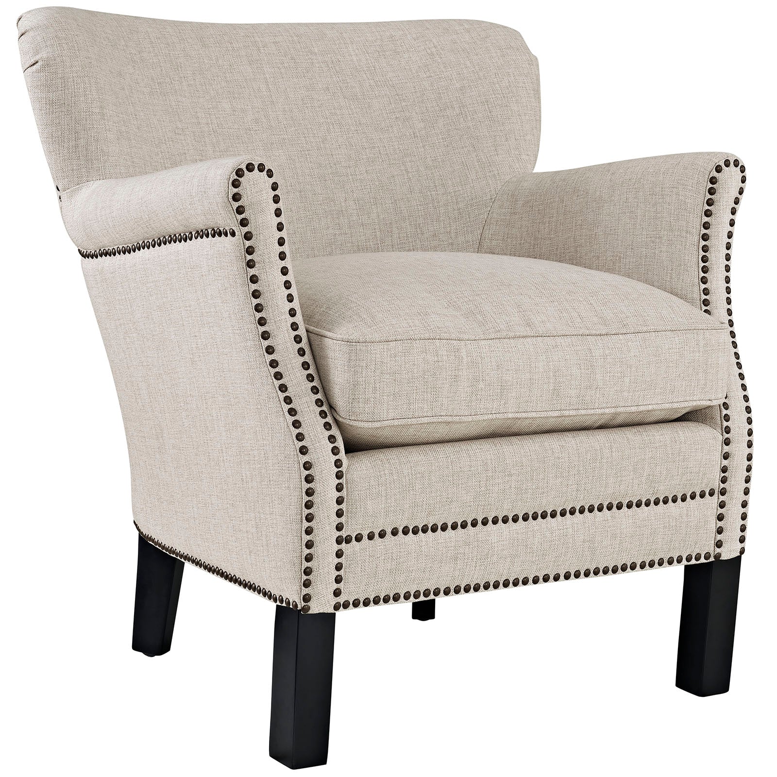 Key Upholstered Fabric Armchair