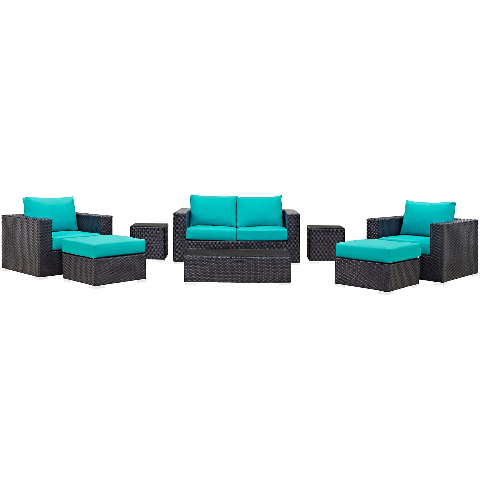 Convene 8 Piece Outdoor Patio Sofa Set