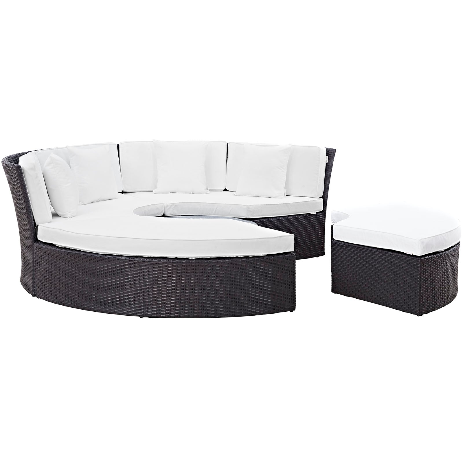 Convene Circular Outdoor Patio Daybed Set