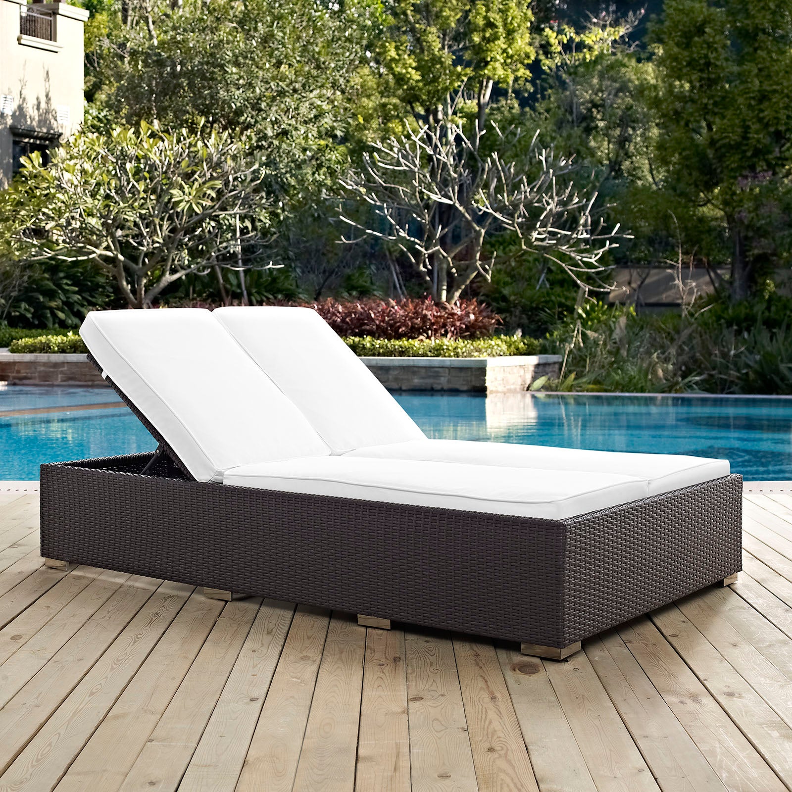 Convene Double Outdoor Patio Chaise