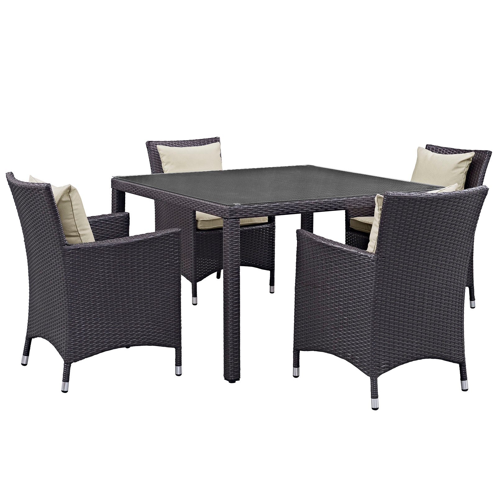 Convene 5 Piece Outdoor Patio Dining Set