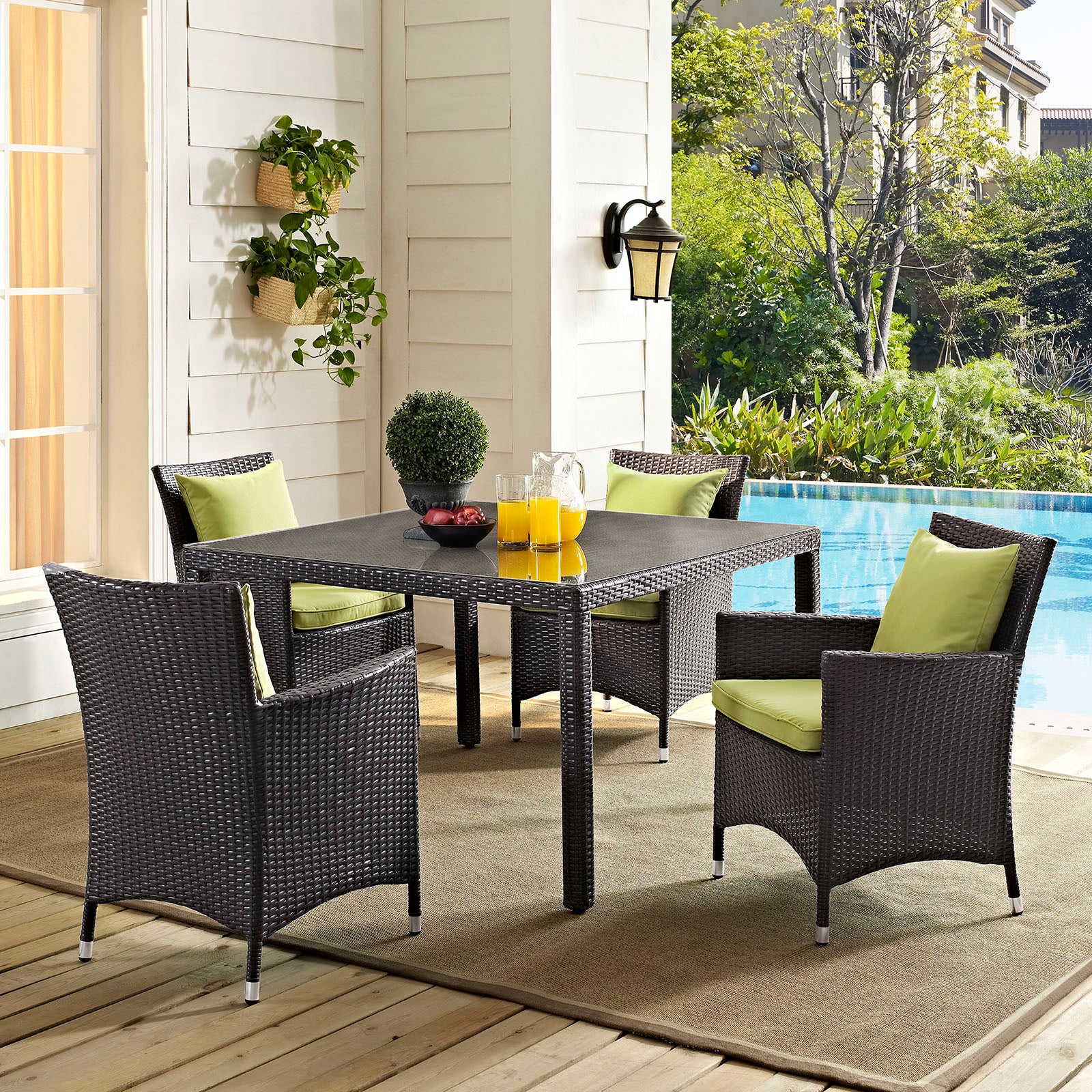 Convene 5 Piece Outdoor Patio Dining Set