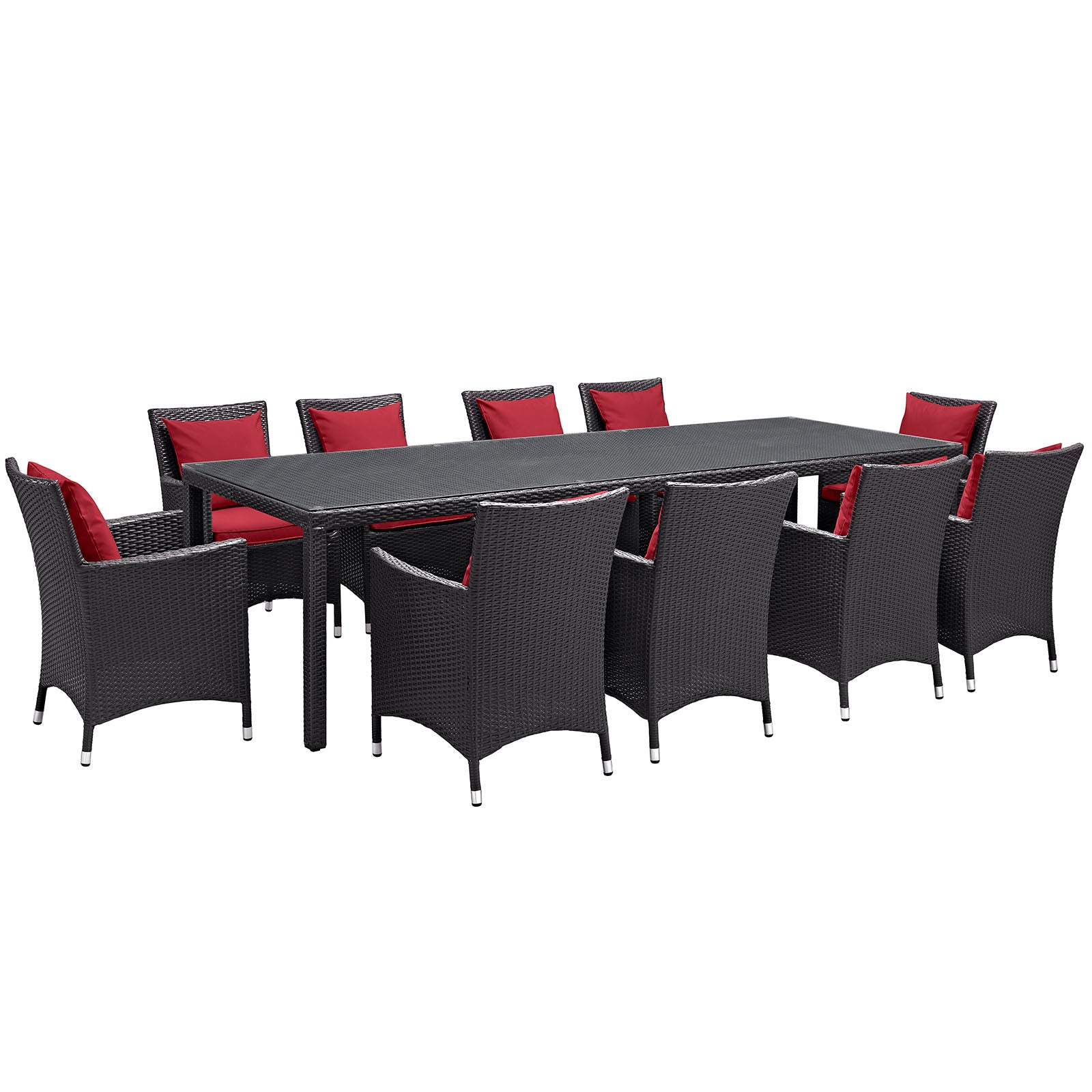 Convene 11 Piece Outdoor Patio Dining Set