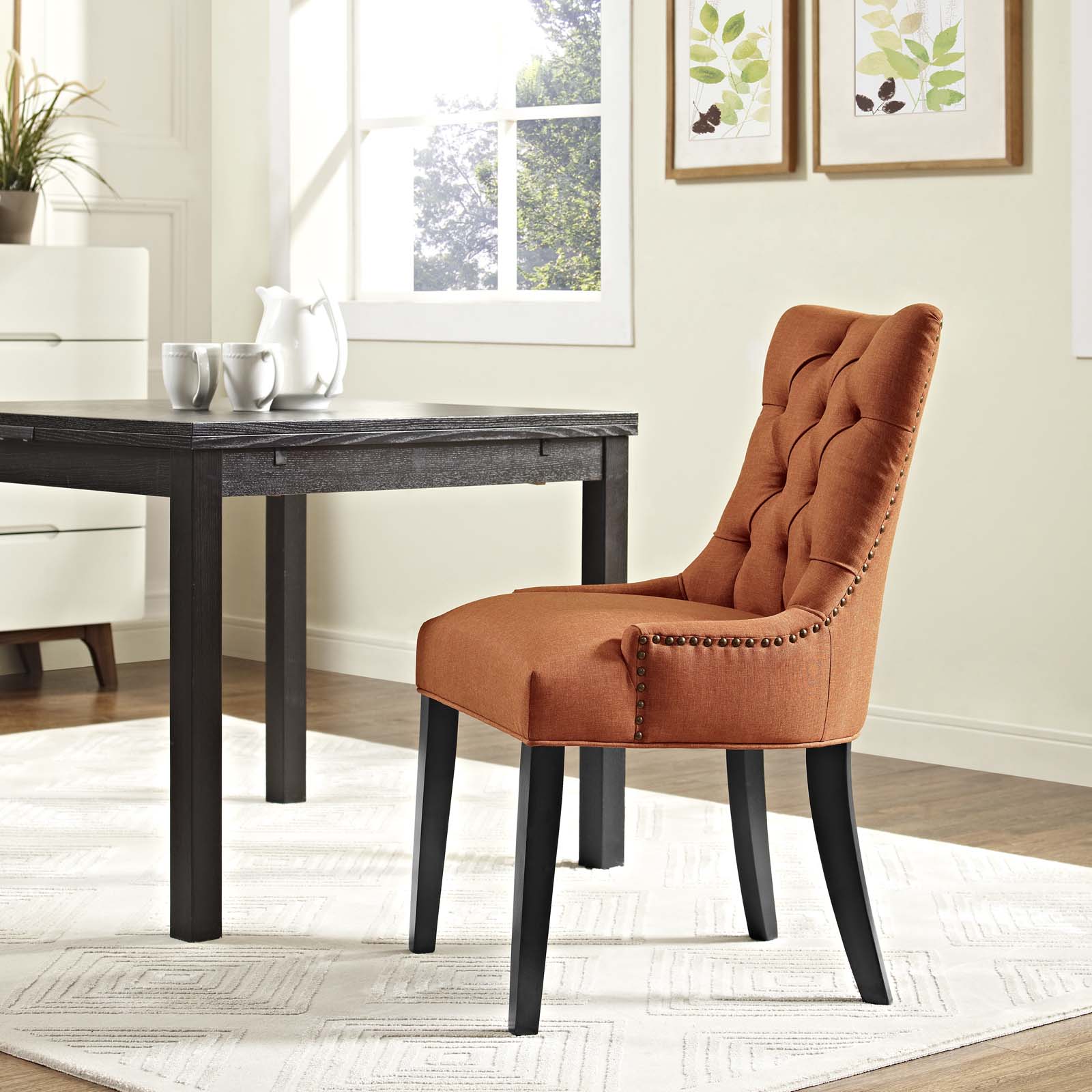 Regent Tufted Fabric Dining Chair