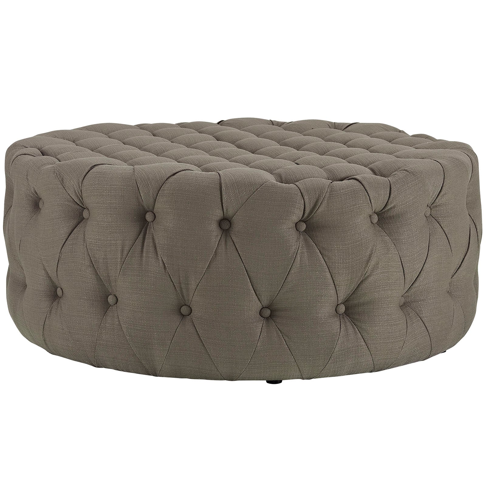 Amour Upholstered Fabric Ottoman