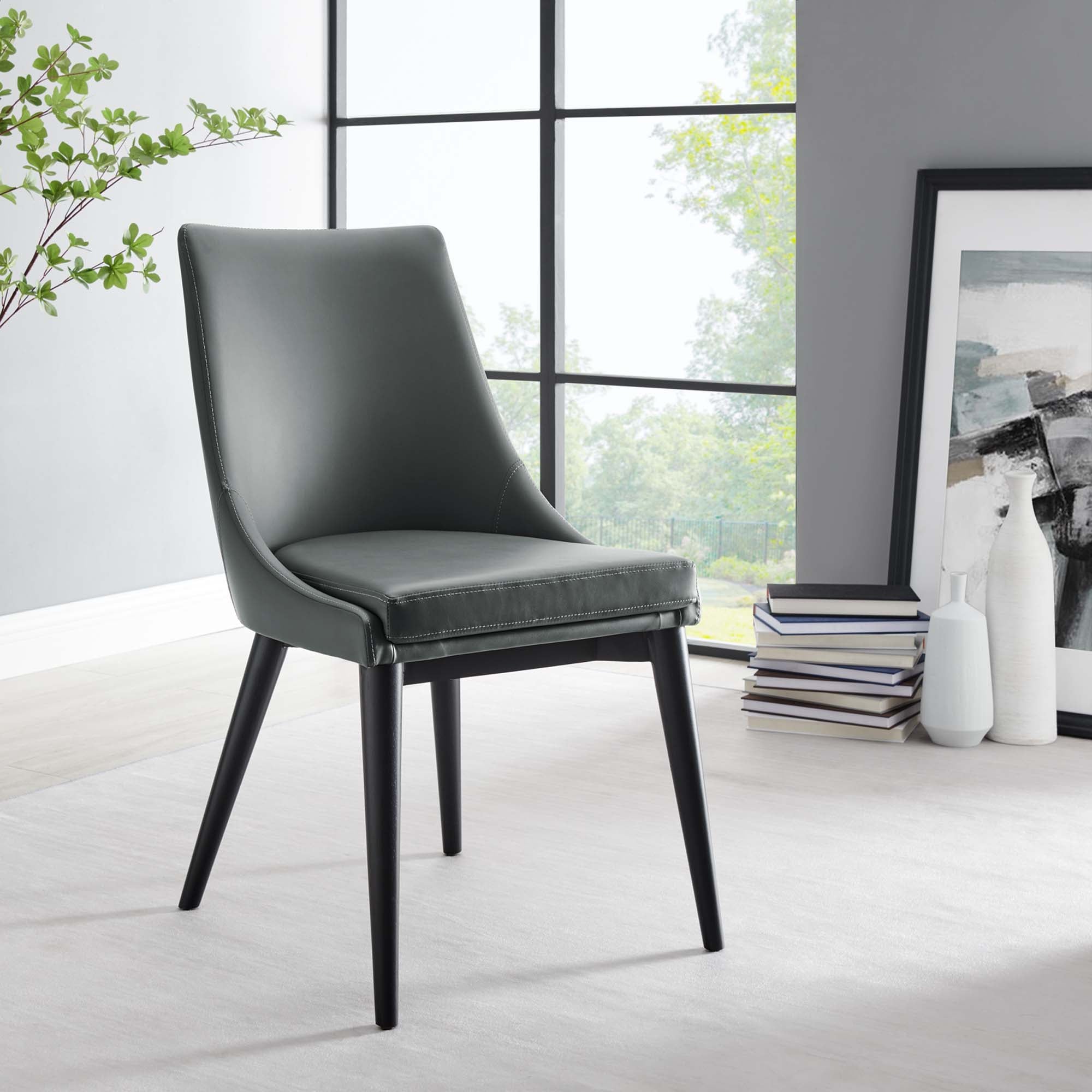 Viscount Vegan Leather Dining Chair