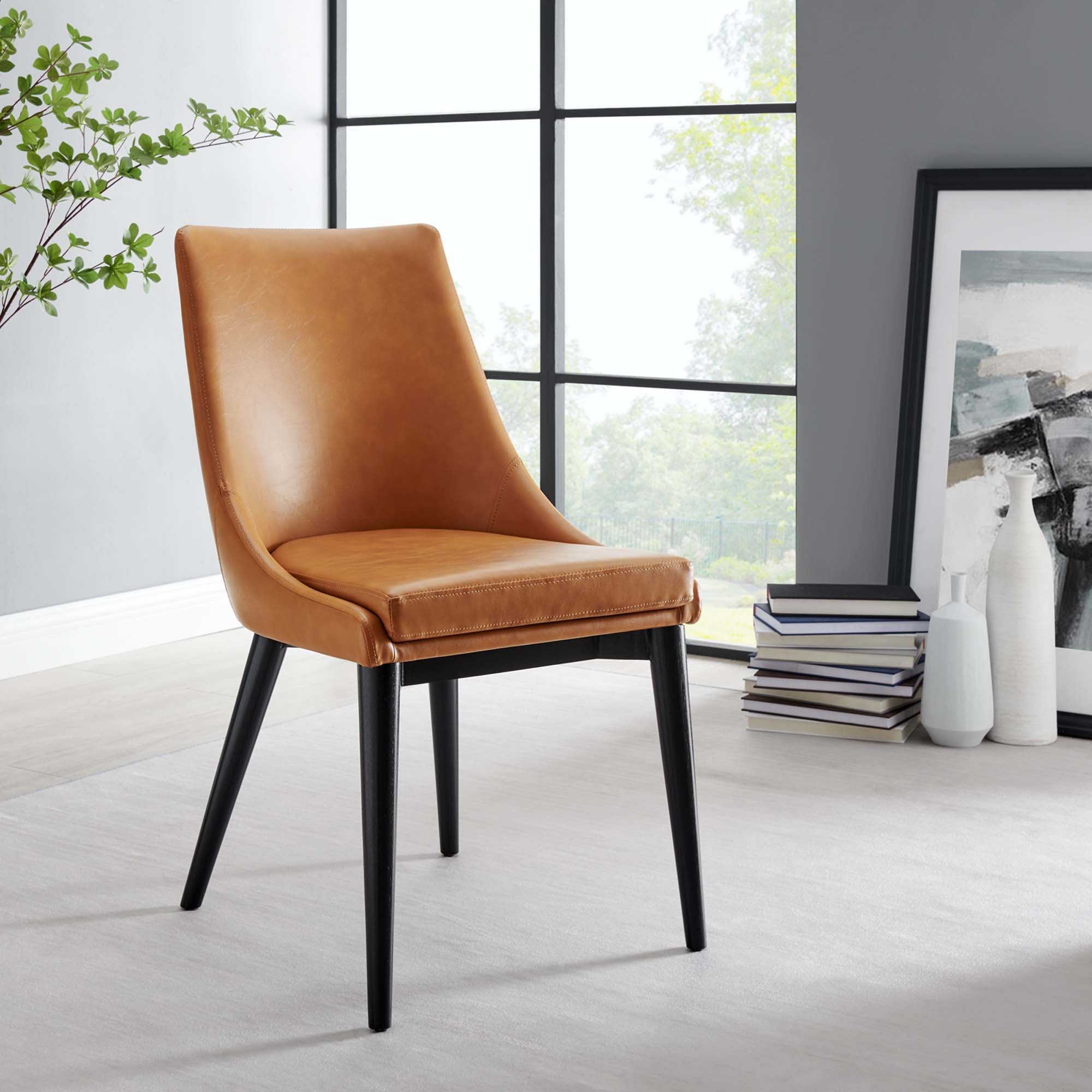 Viscount Vegan Leather Dining Chair