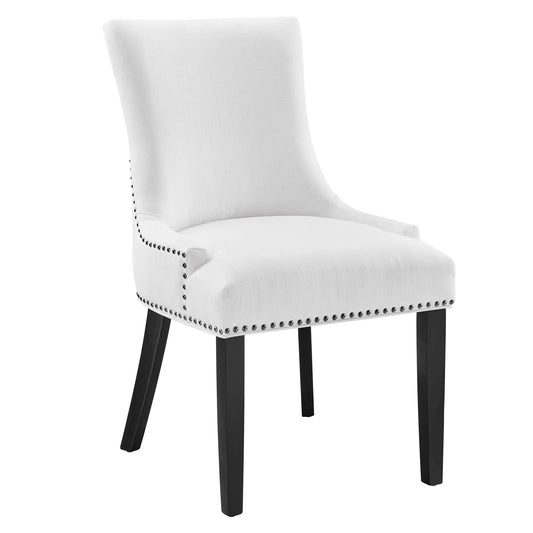 Marquis White Fabric Dining Chair
