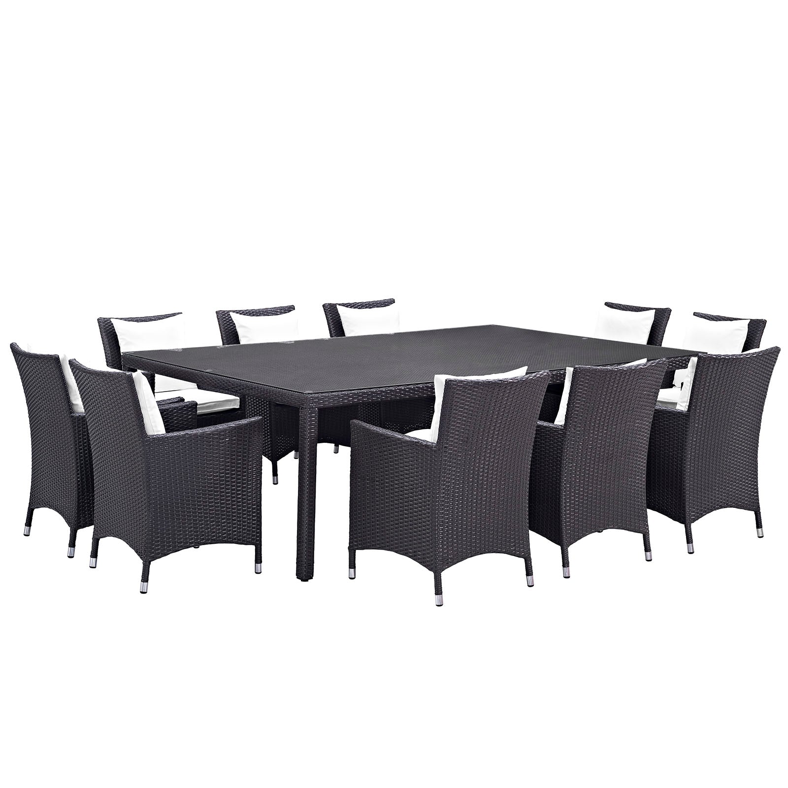 Convene 11 Piece Outdoor Patio Dining Set