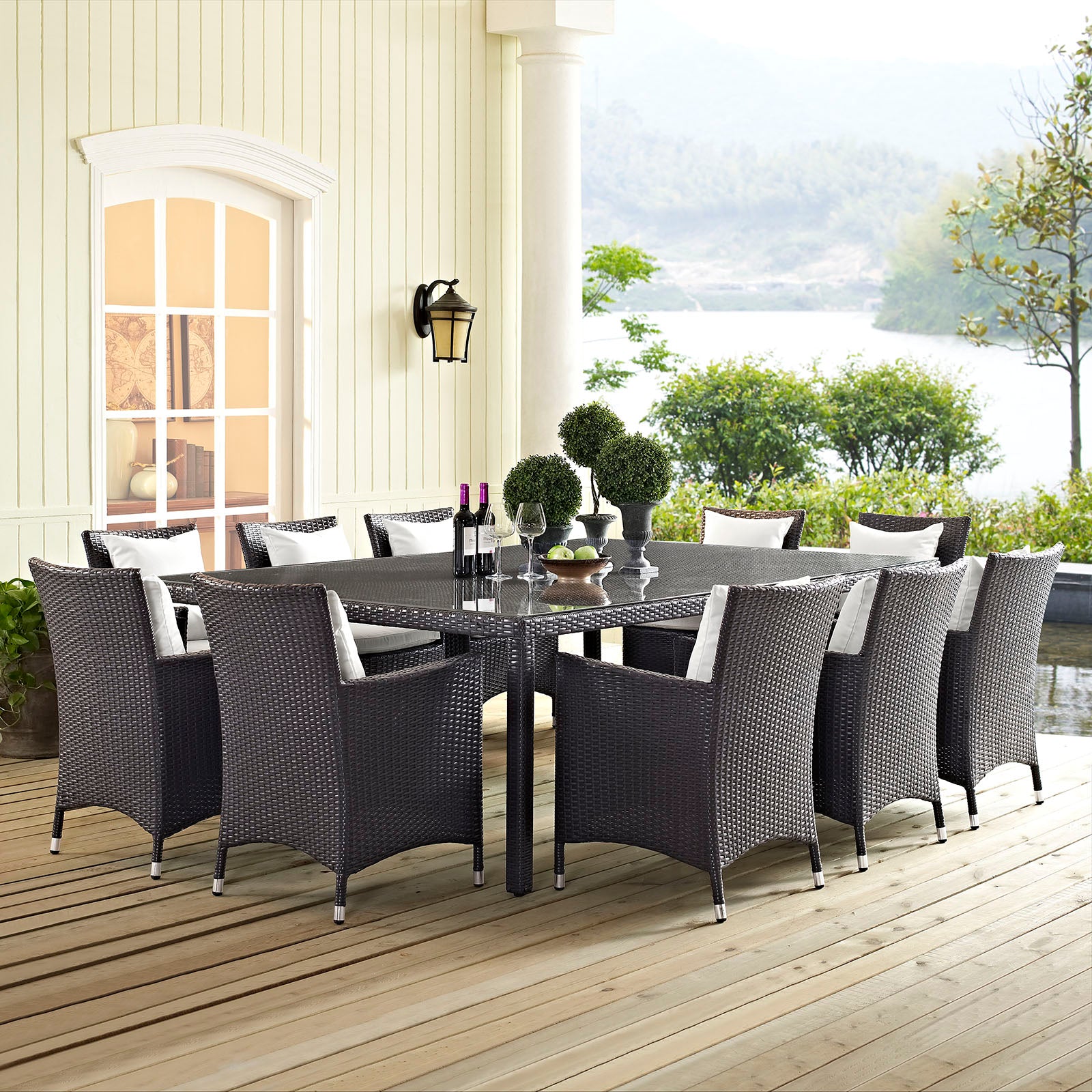 Convene 11 Piece Outdoor Patio Dining Set