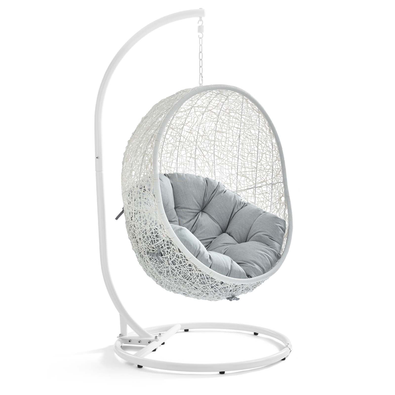 Hide Outdoor Patio Swing Chair With Stand