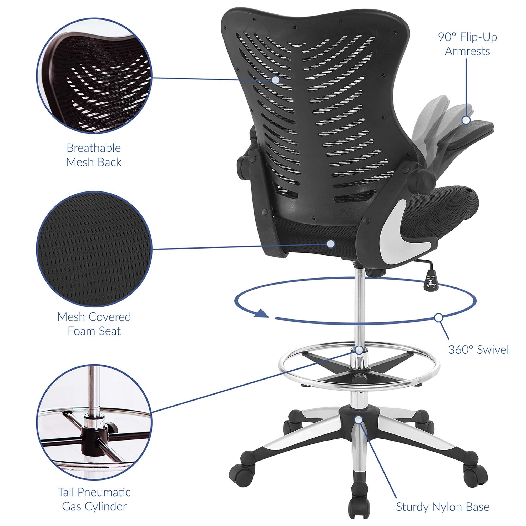 Charge Drafting Chair