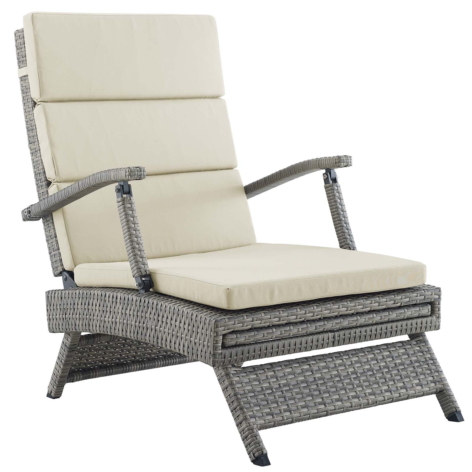 Envisage Chaise Outdoor Patio Wicker Rattan Lounge Chair