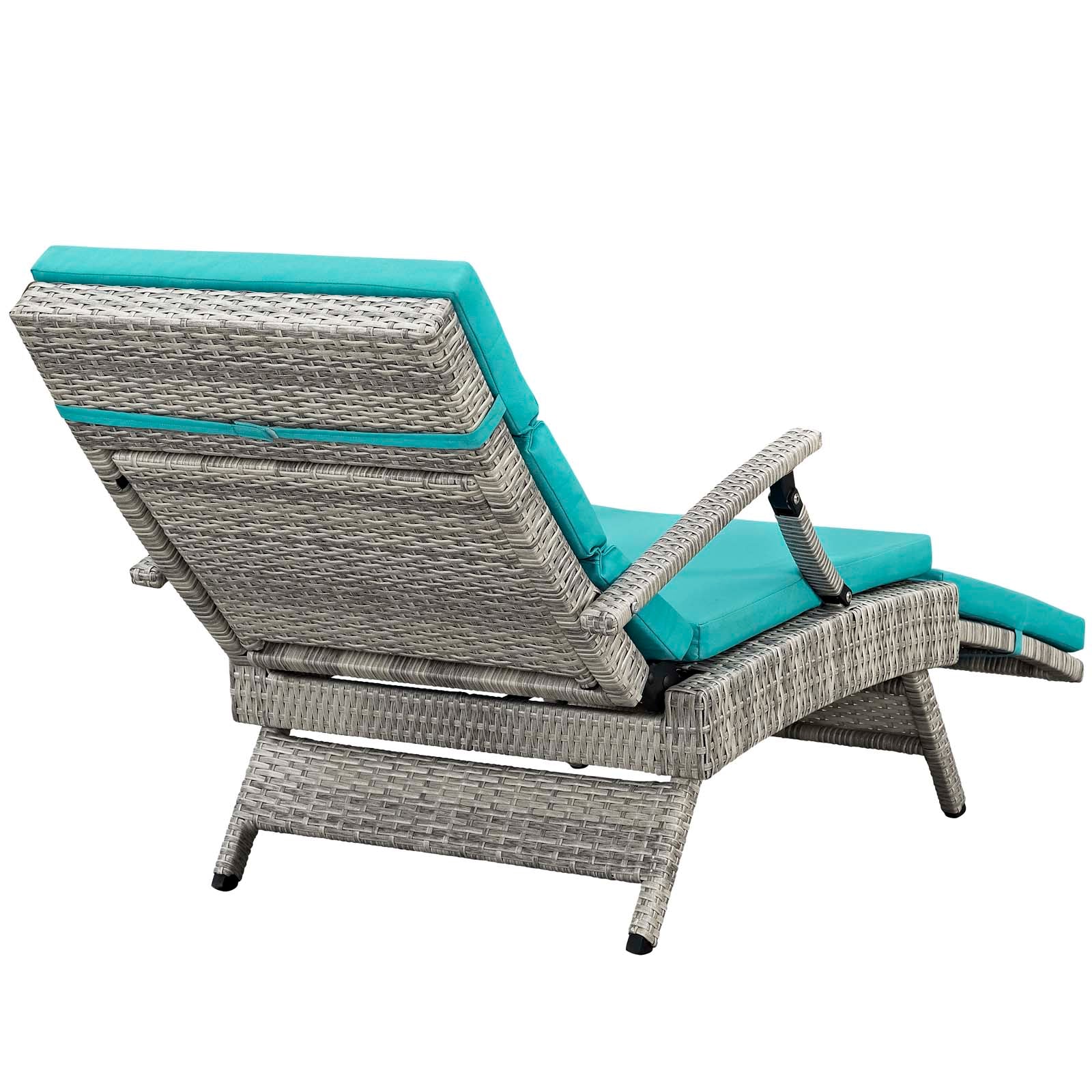 Envisage Chaise Outdoor Patio Wicker Rattan Lounge Chair