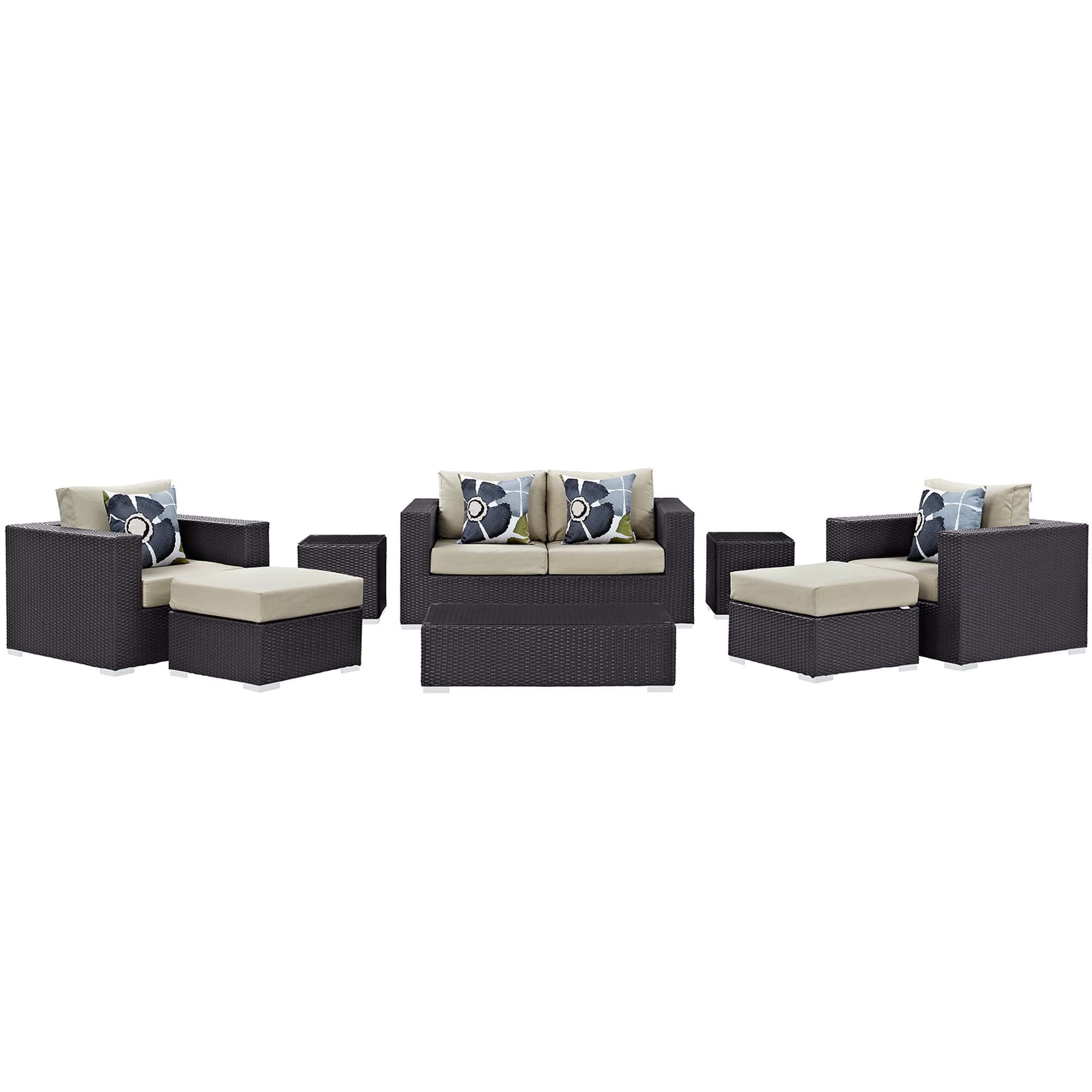 Convene 8 Piece Outdoor Patio Sofa Set