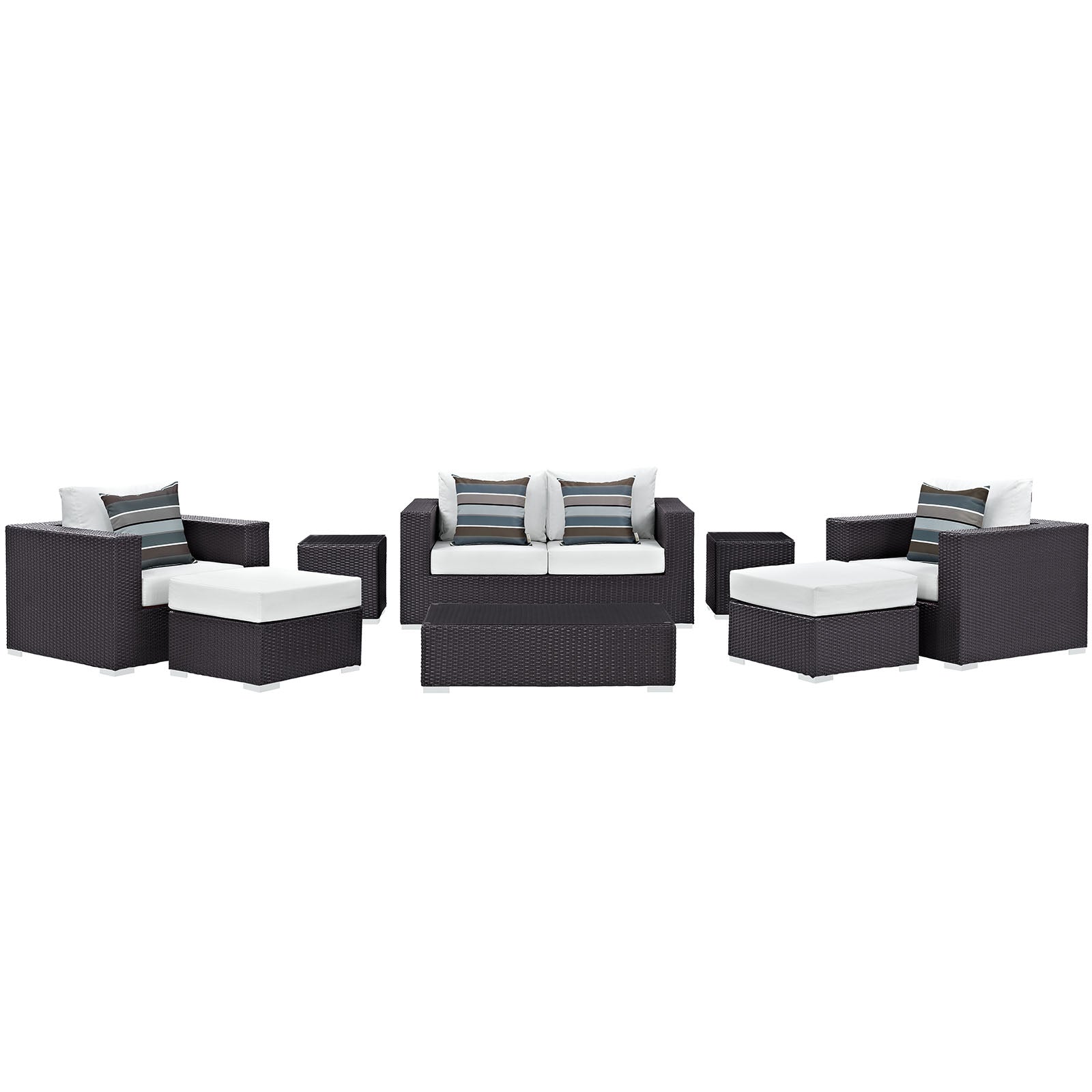 Convene 8 Piece Outdoor Patio Sofa Set