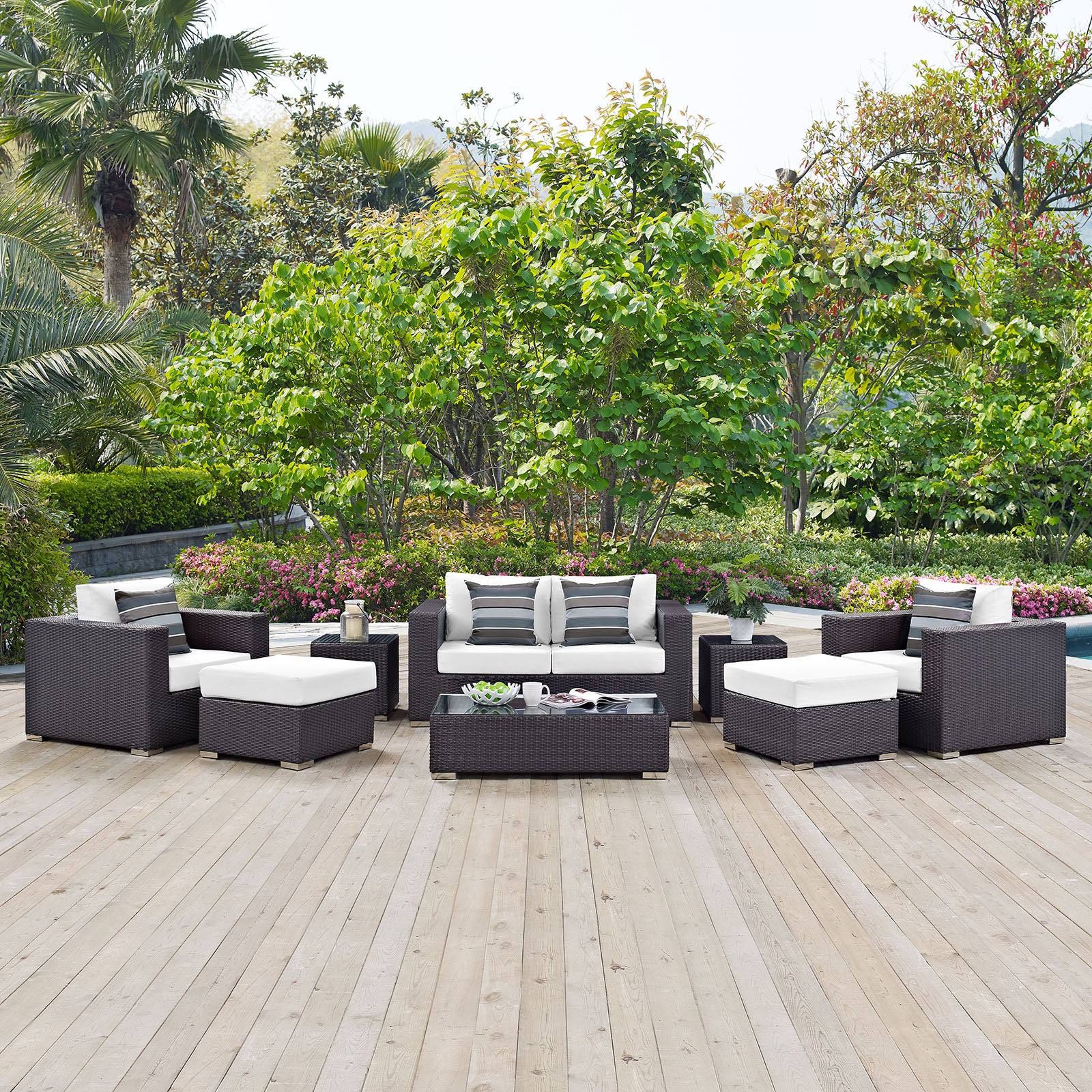 Convene 8 Piece Outdoor Patio Sofa Set