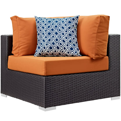 Convene 9 Piece Outdoor Patio Sectional Set