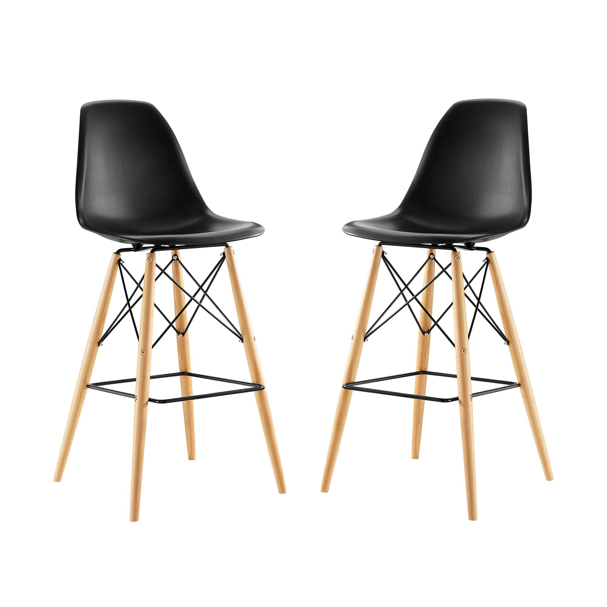 Pyramid Dining Side Bar Stool Set of 2