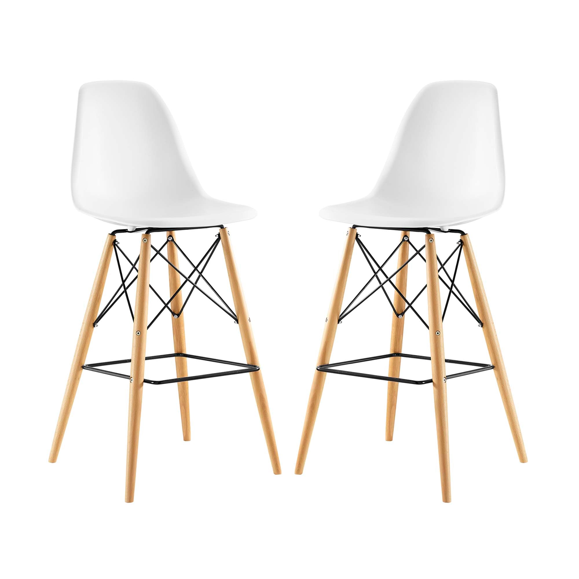 Pyramid Dining Side Bar Stool Set of 2