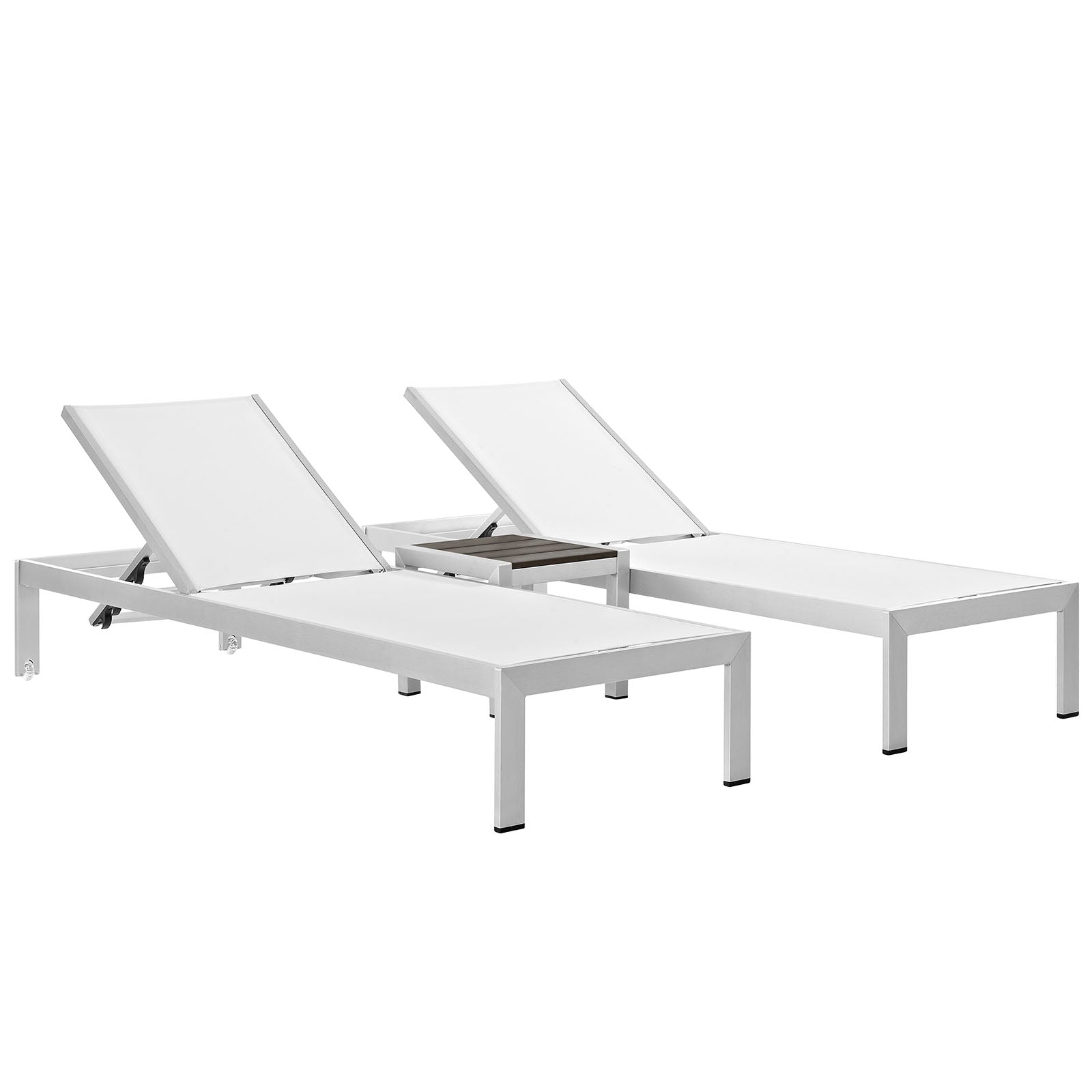 Shore 3 Piece Outdoor Patio Aluminum Set