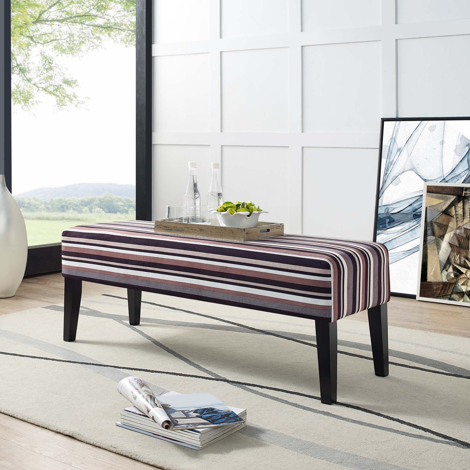 Connect Upholstered Fabric Bench