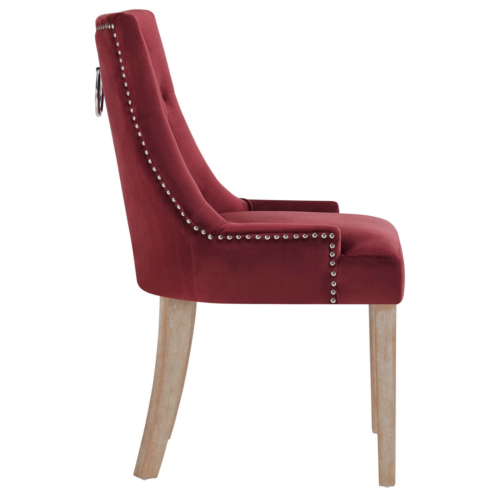 Pose Performance Velvet Dining Chair