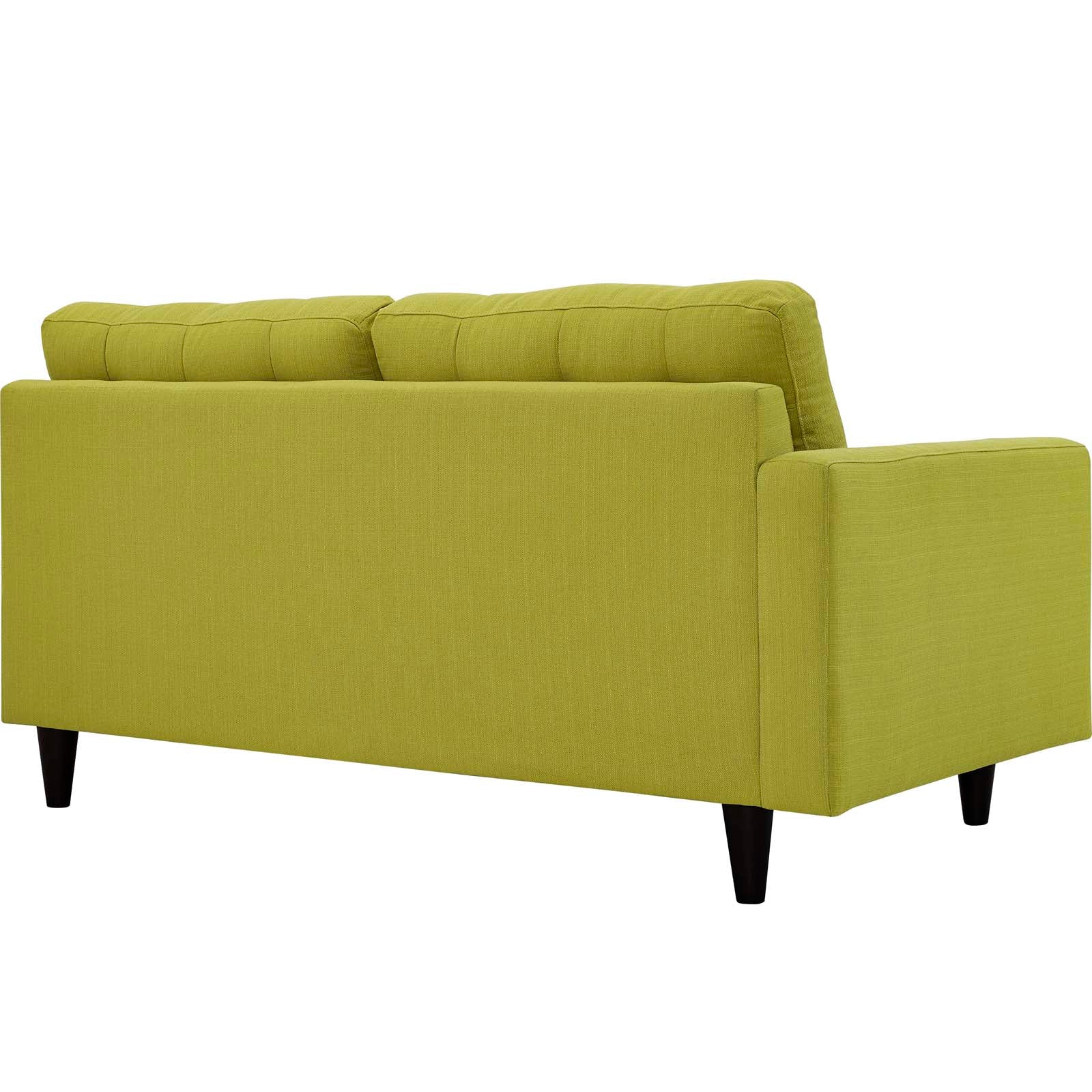 Empress Left-Facing Upholstered Fabric Loveseat