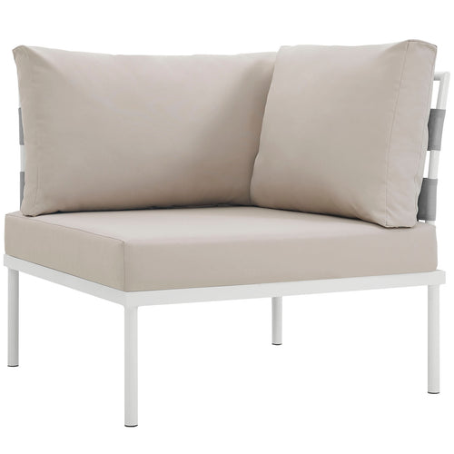 Harmony Outdoor Patio Aluminum Corner Sofa