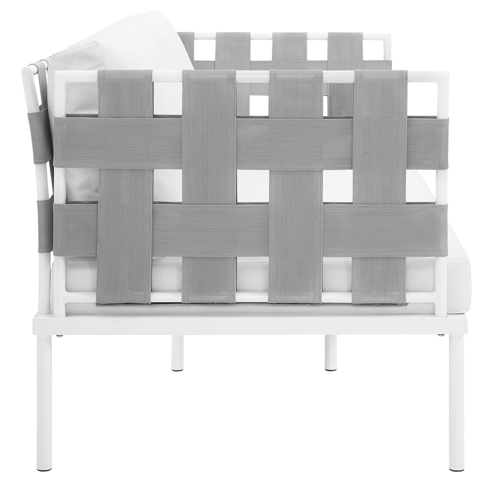 Harmony Outdoor Patio Aluminum Loveseat